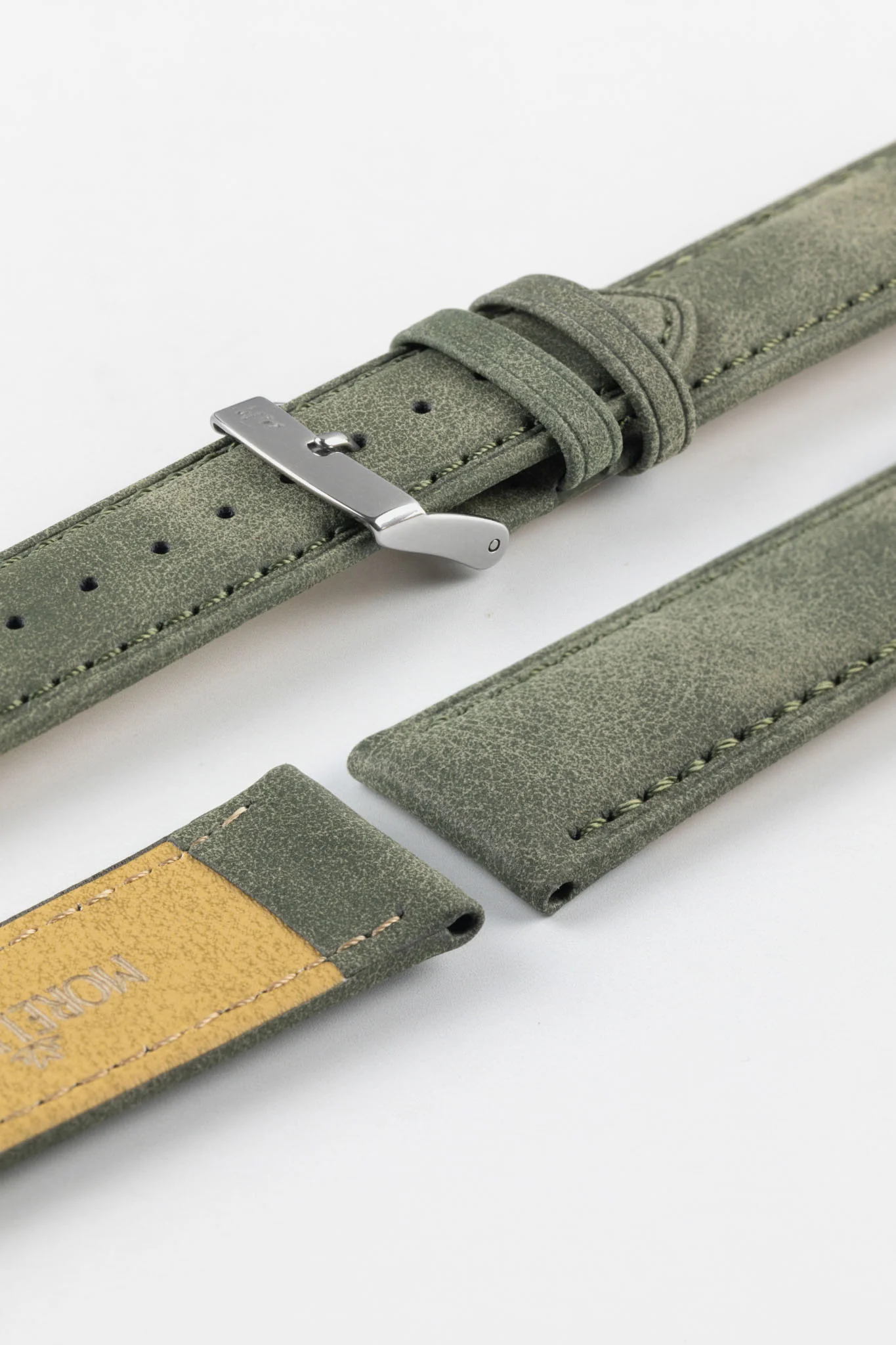 Morellato TIMO High Quality Vegan Watch Strap in GREEN - Image 7