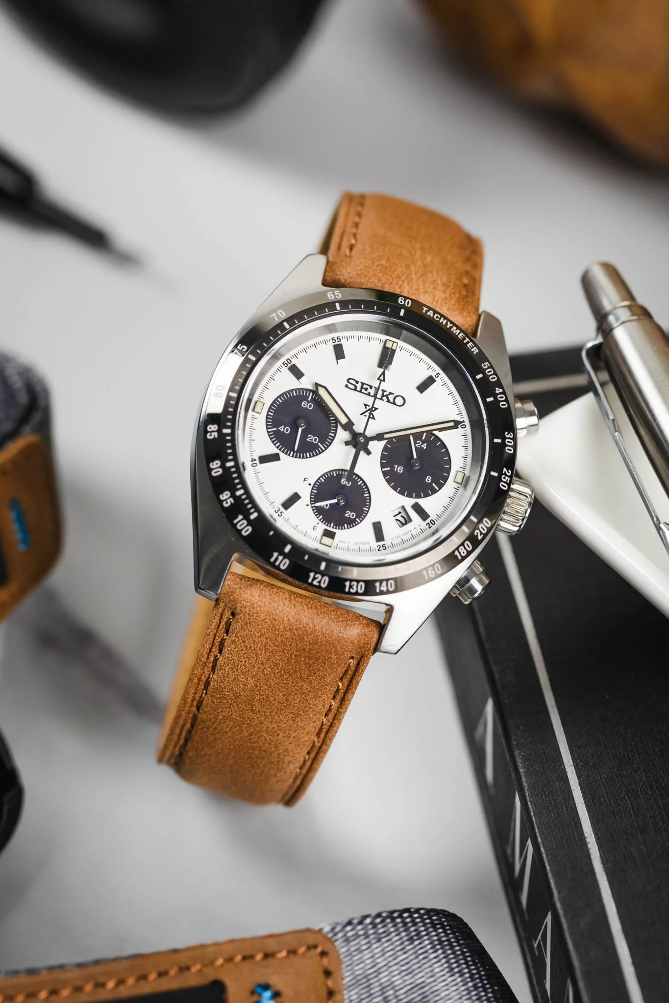 Morellato TIMO High Quality Vegan Watch Strap in TAN - Image 4