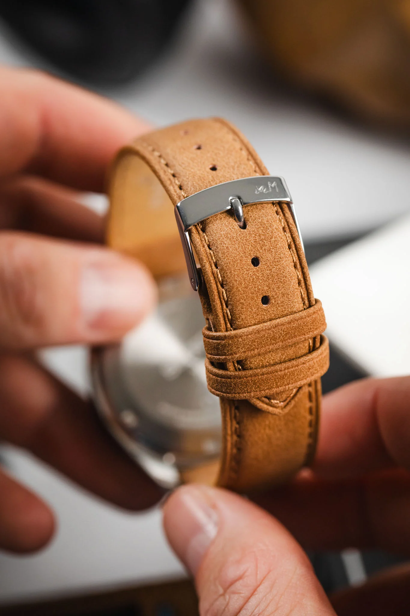 Morellato TIMO High Quality Vegan Watch Strap in TAN - Image 6