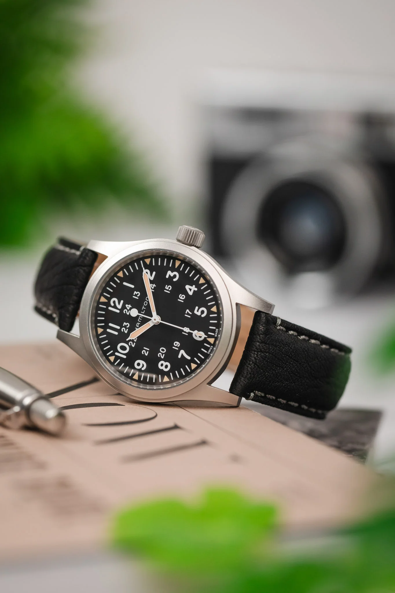Morellato TINTORETTO Genuine Deerskin Leather Watch Strap in BLACK - Image 4