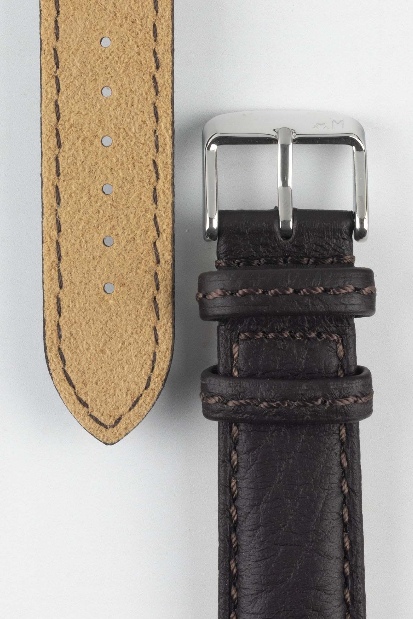 Morellato TINTORETTO Watch Strap in DARK BROWN - Image 3