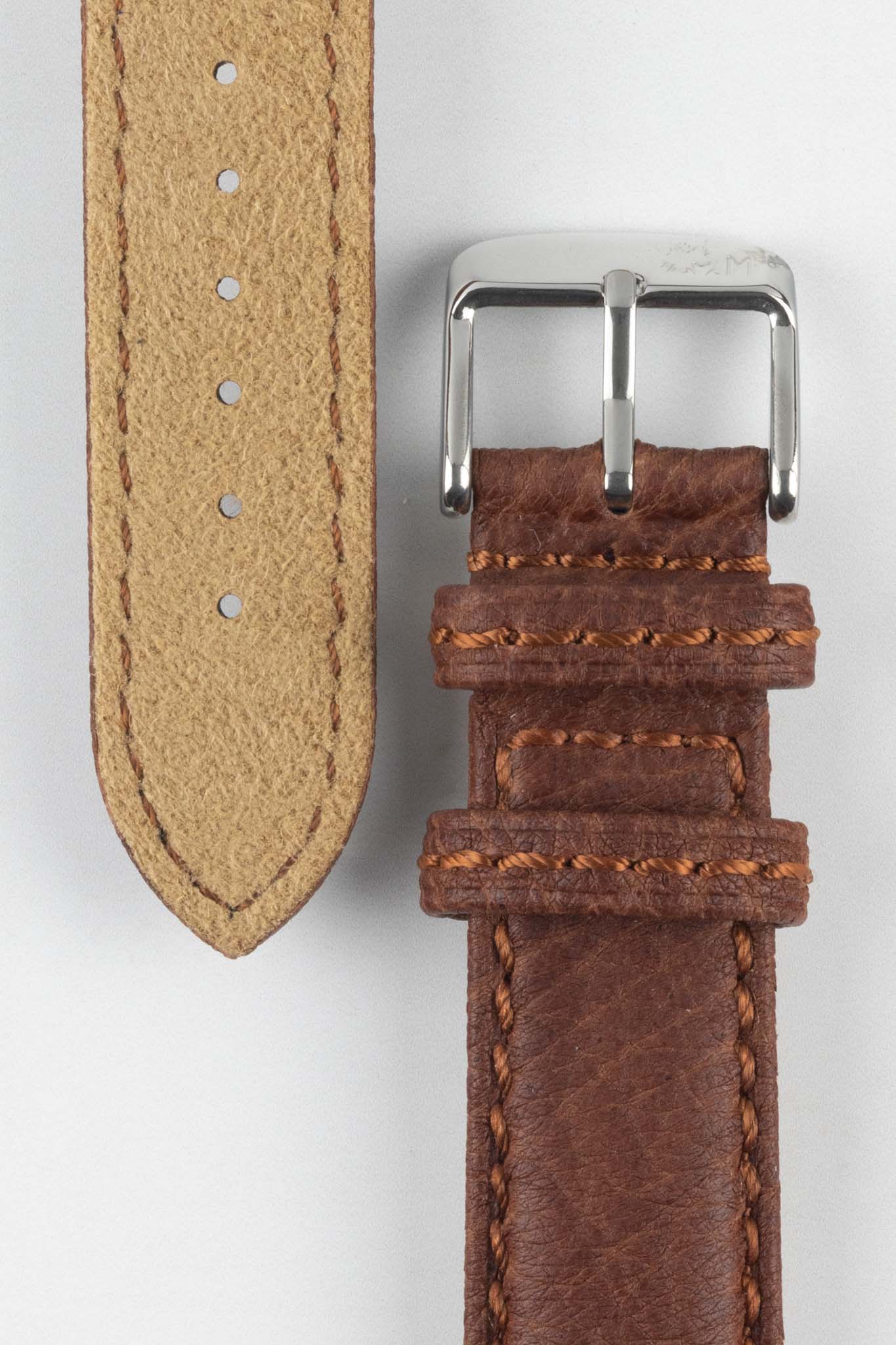 Morellato TINTORETTO Watch Strap in GOLD BROWN - Image 3