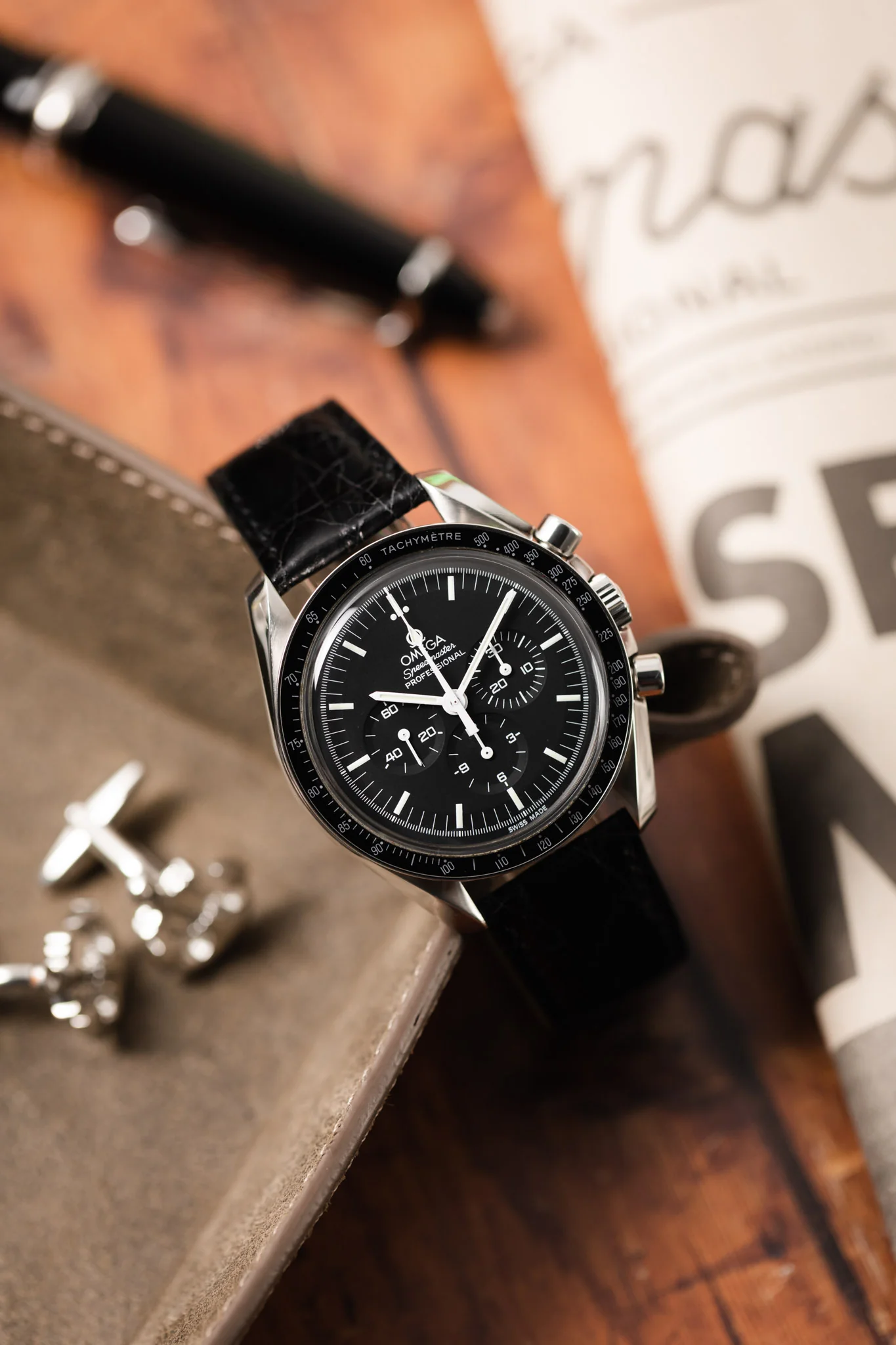Morellato TRACY Genuine Crocodile Watch Strap in BLACK - Image 4