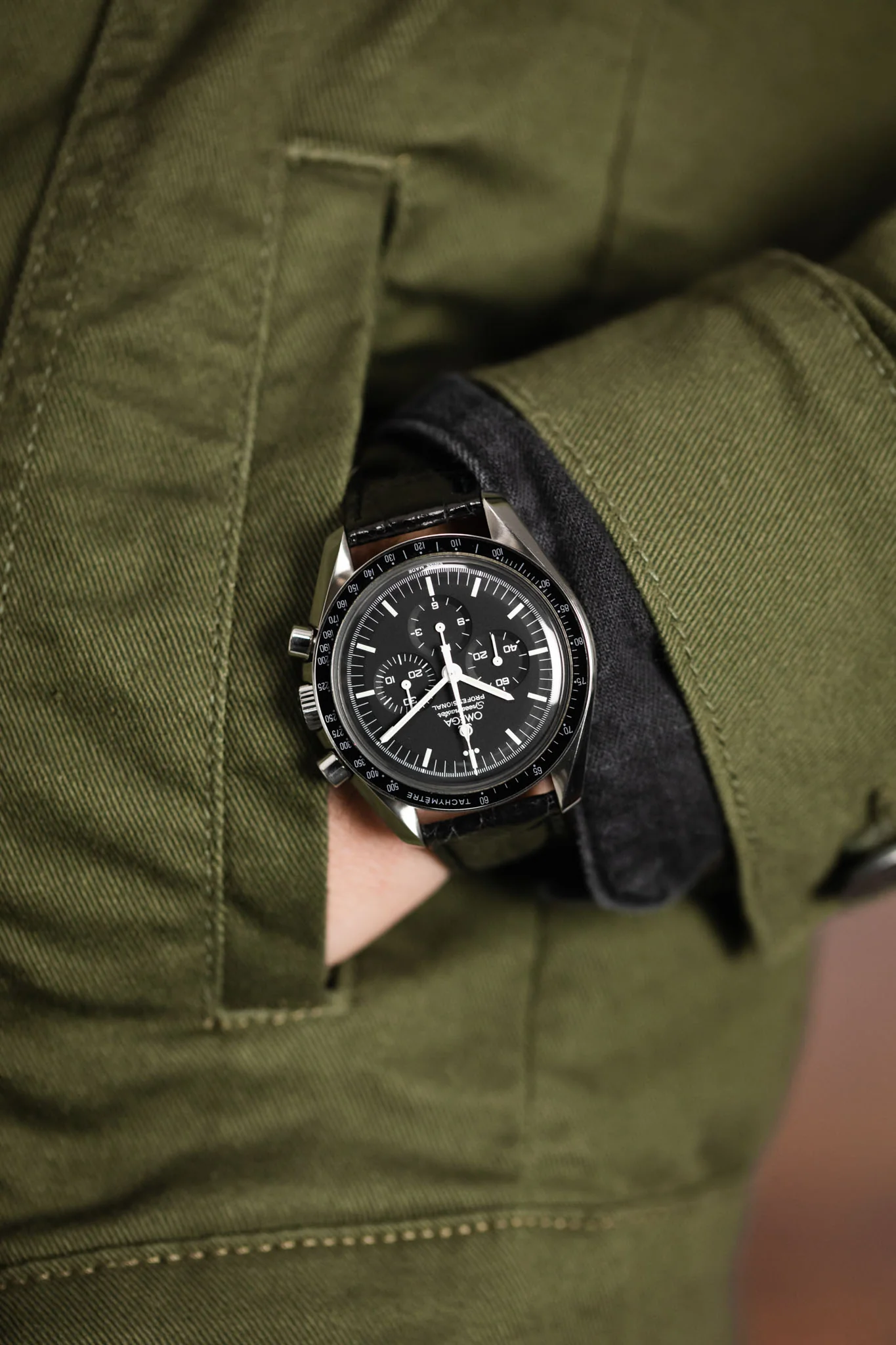 Morellato TRACY Genuine Crocodile Watch Strap in BLACK - Image 6