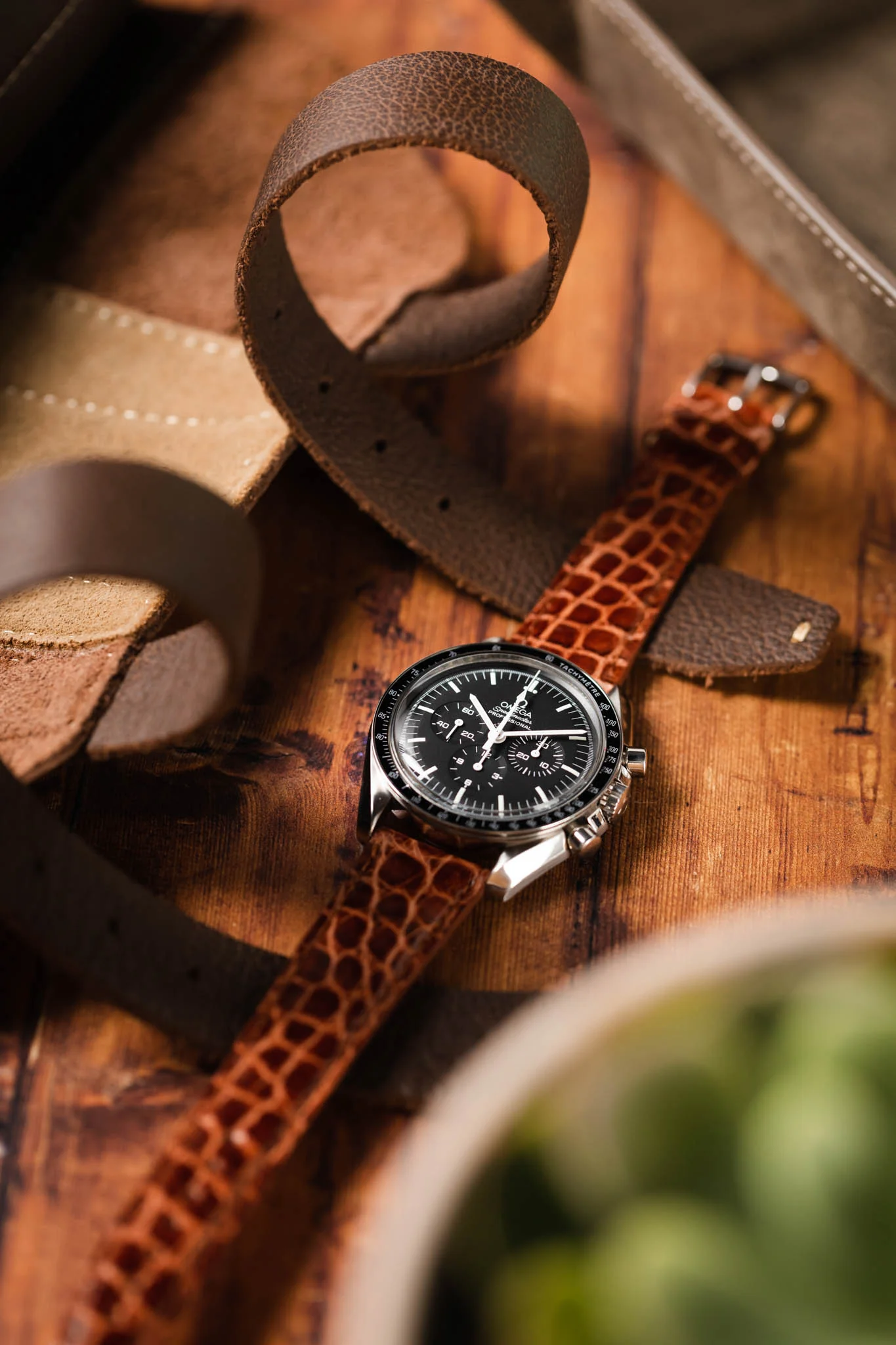 Morellato TRACY Genuine Crocodile Watch Strap in GOLD BROWN - Image 4