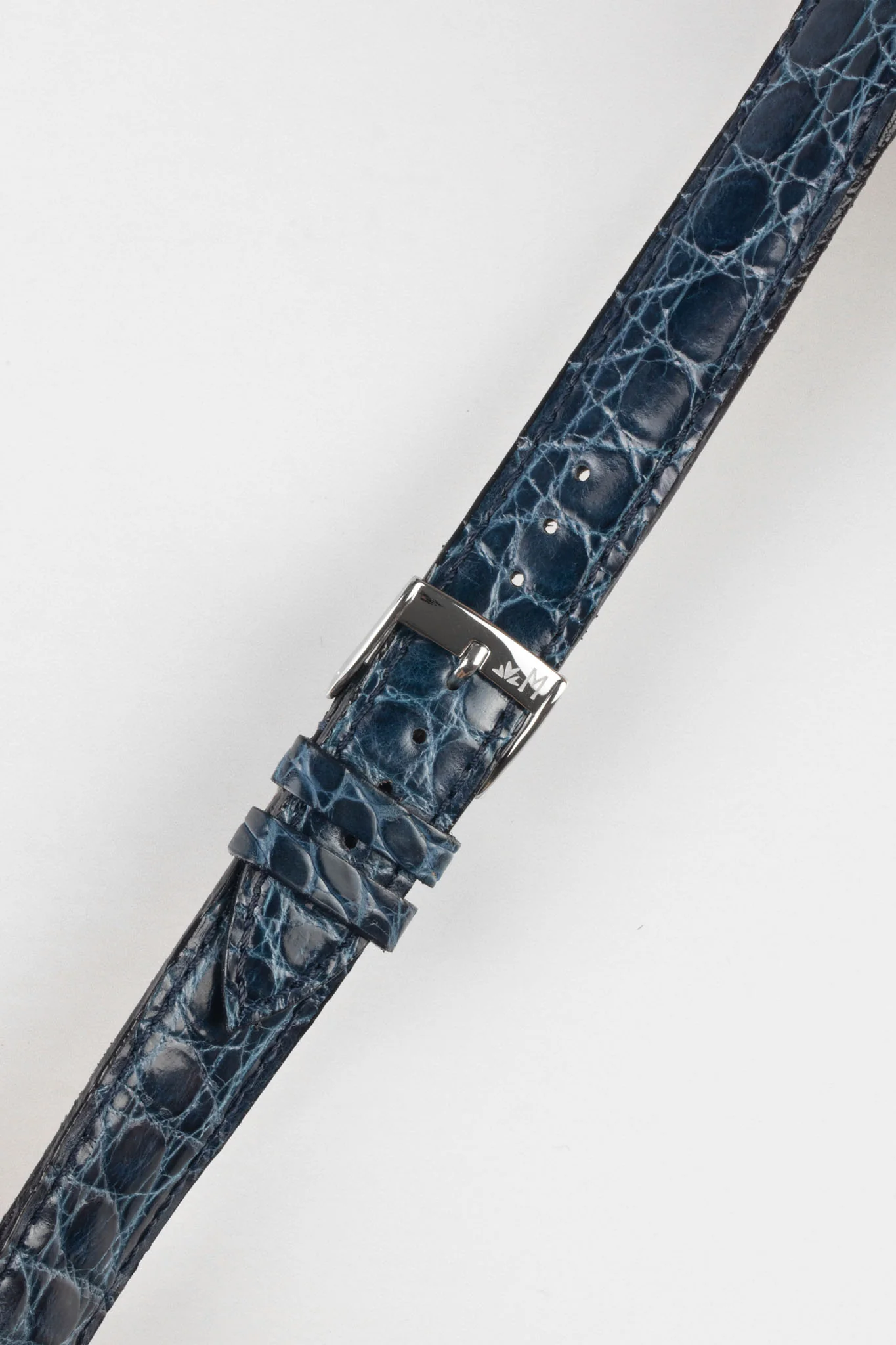 Morellato TRACY Genuine Crocodile Watch Strap in NAVY BLUE - Image 5