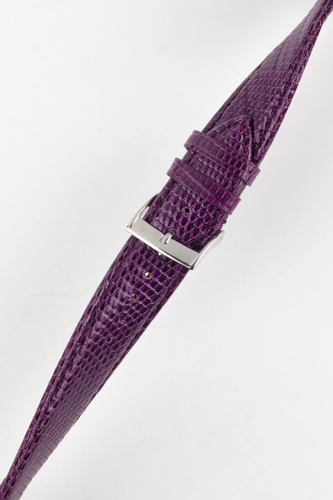 Morellato VIOLINO Genuine Lizard Skin Watch Strap in PURPLE - Image 7