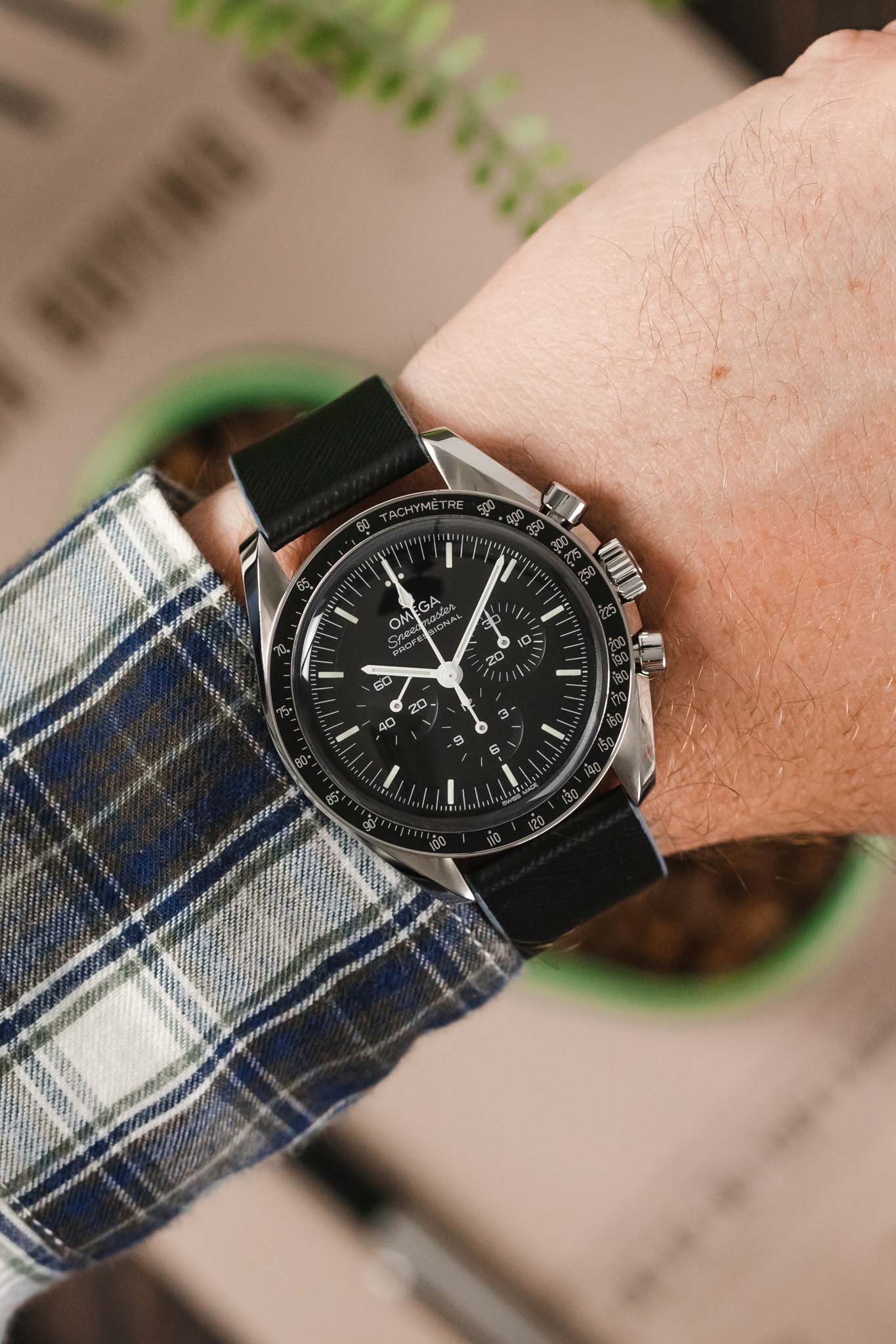 Morellato ZANTE Recycled Leather-Fibre Watch Strap in BLACK - Image 2