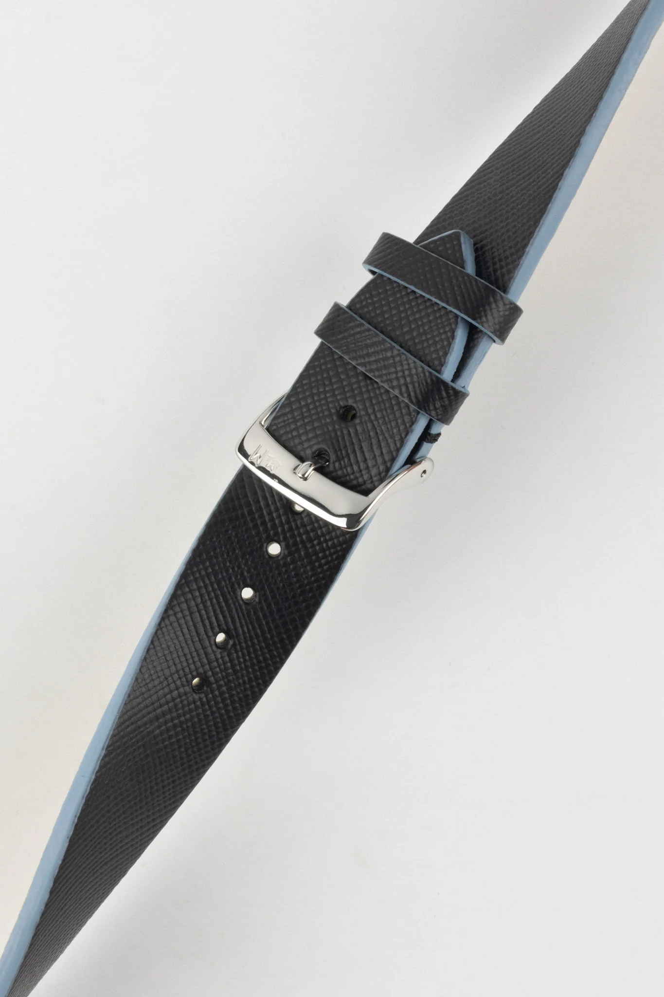 Morellato ZANTE Recycled Leather-Fibre Watch Strap in BLACK - Image 5