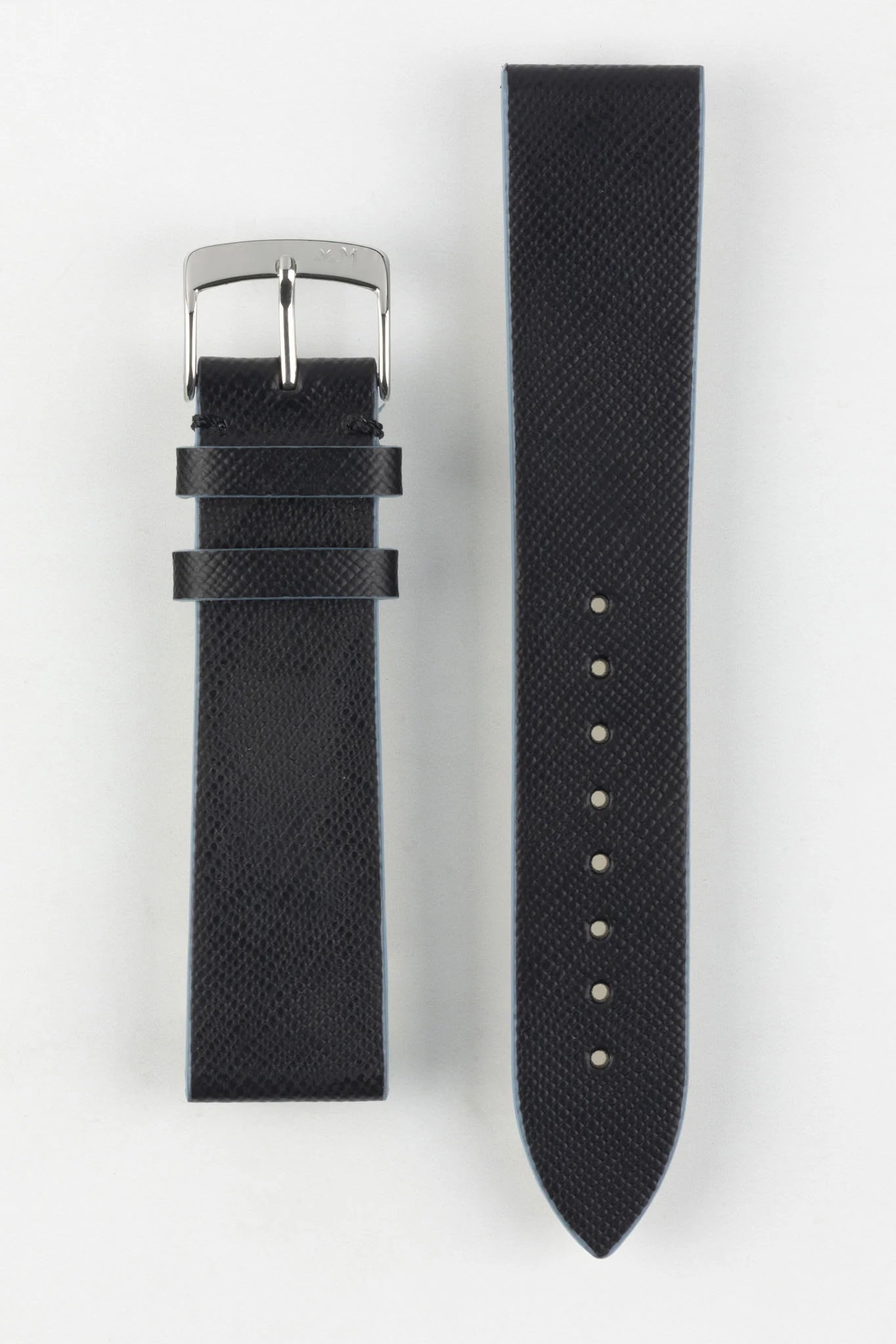 Morellato ZANTE Recycled Leather-Fibre Watch Strap in BLACK - Image 8