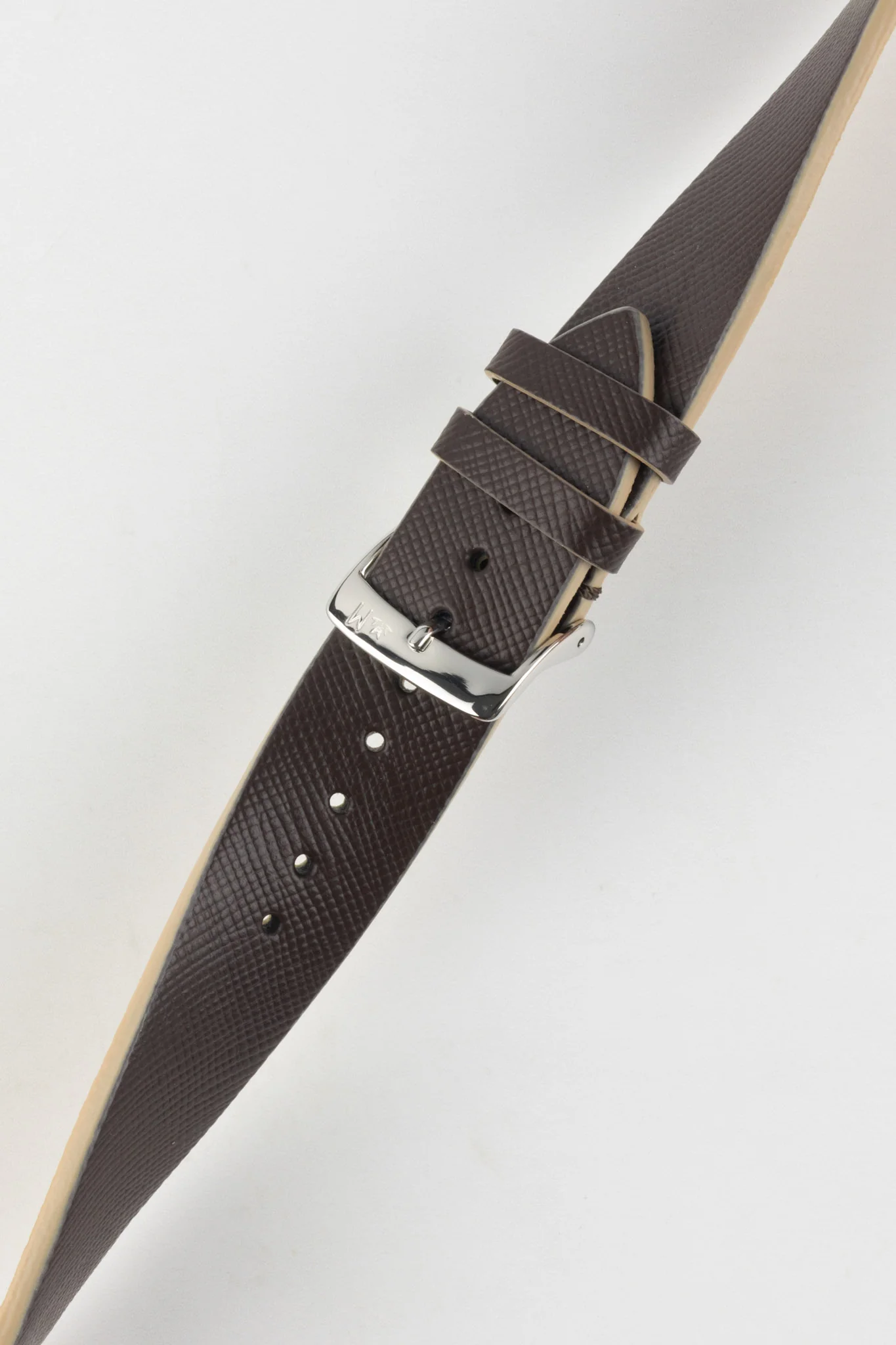 Morellato ZANTE Recycled Leather-Fibre Watch Strap in BROWN - Image 5