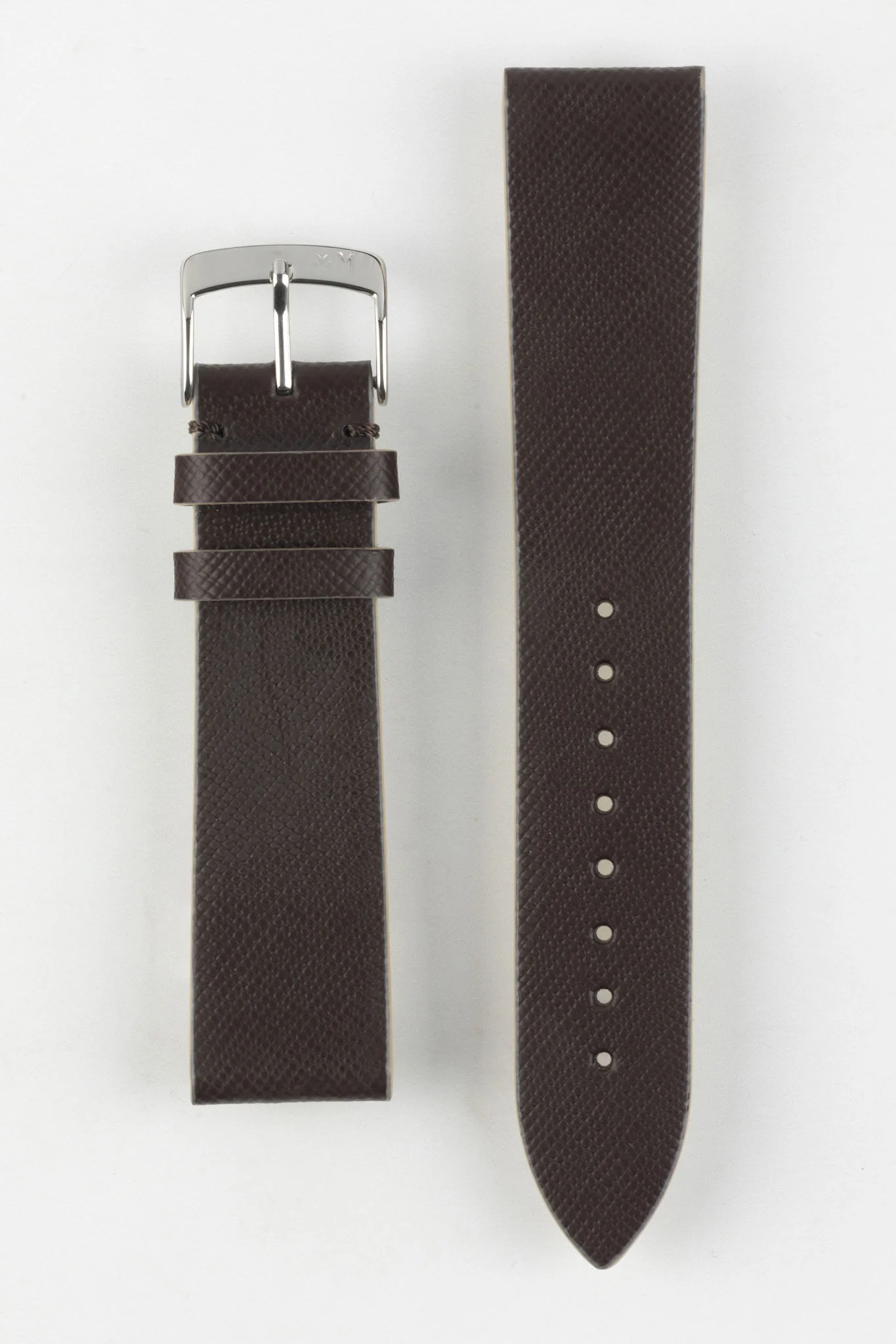 Morellato ZANTE Recycled Leather-Fibre Watch Strap in BROWN - Image 8