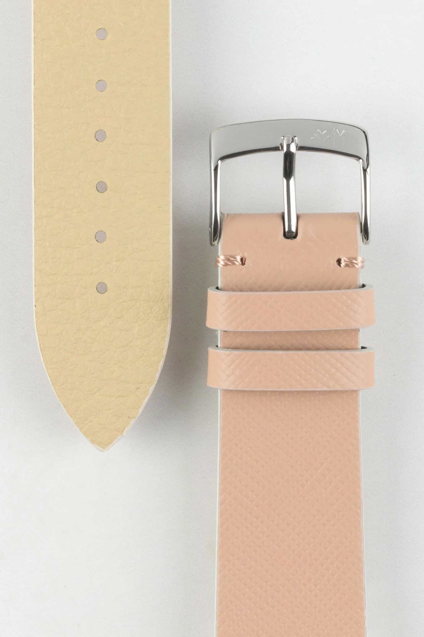 Morellato ZANTE Recycled Leather-Fibre Watch Strap in ROSE - Image 3