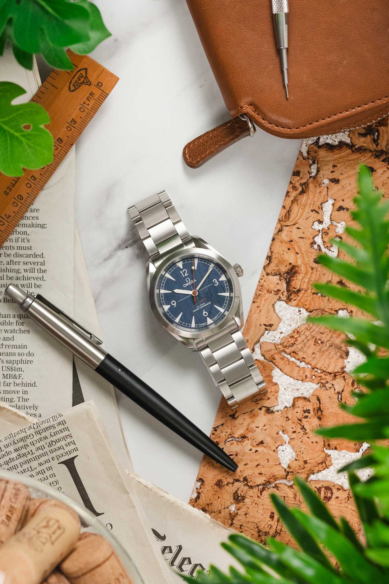 OMEGA Railmaster 40mm Watch - Denim Blue Dial - Image 10