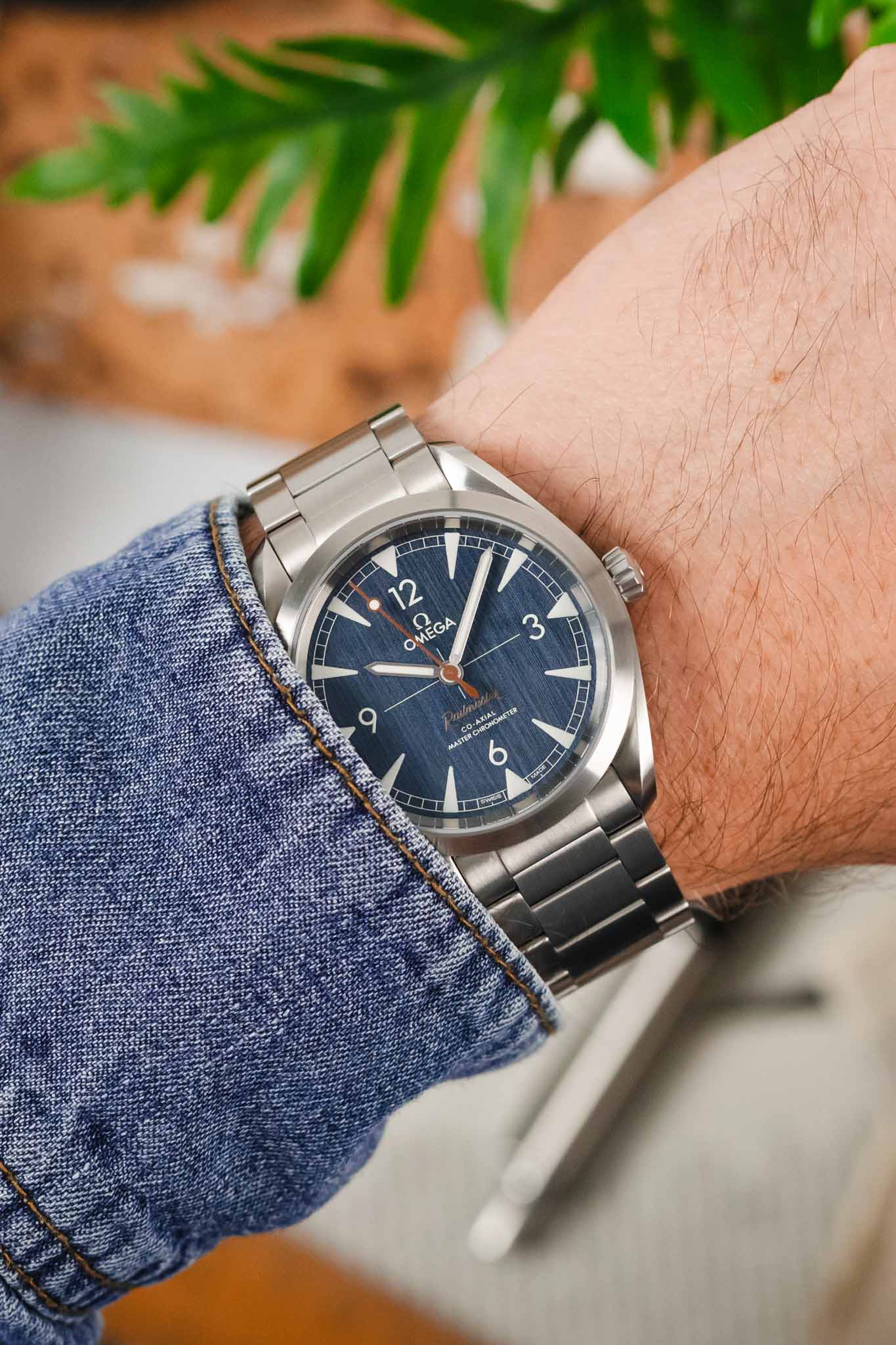 OMEGA Railmaster 40mm Watch - Denim Blue Dial - Image 2