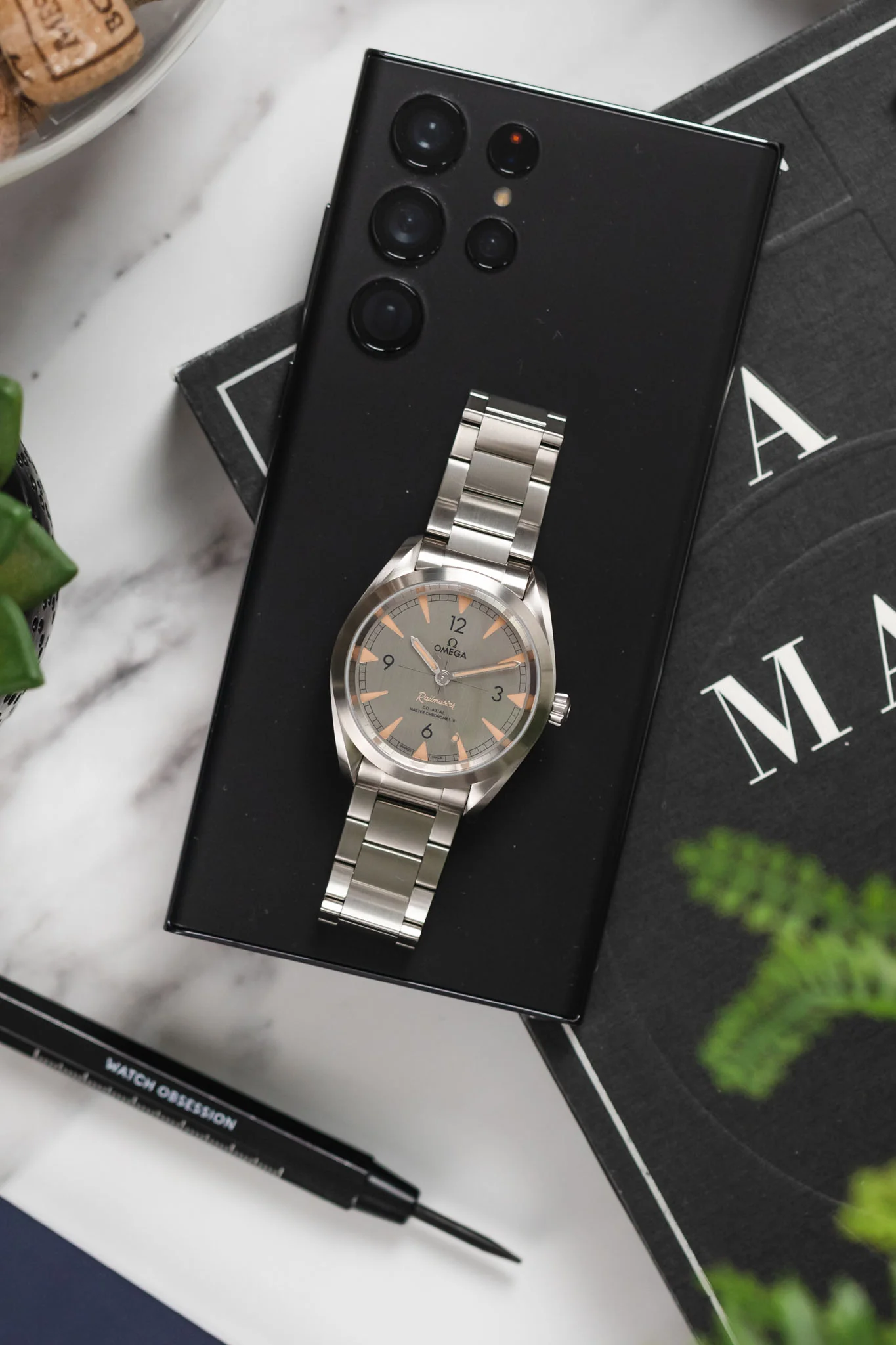 OMEGA Railmaster 40mm - Grey - Image 8