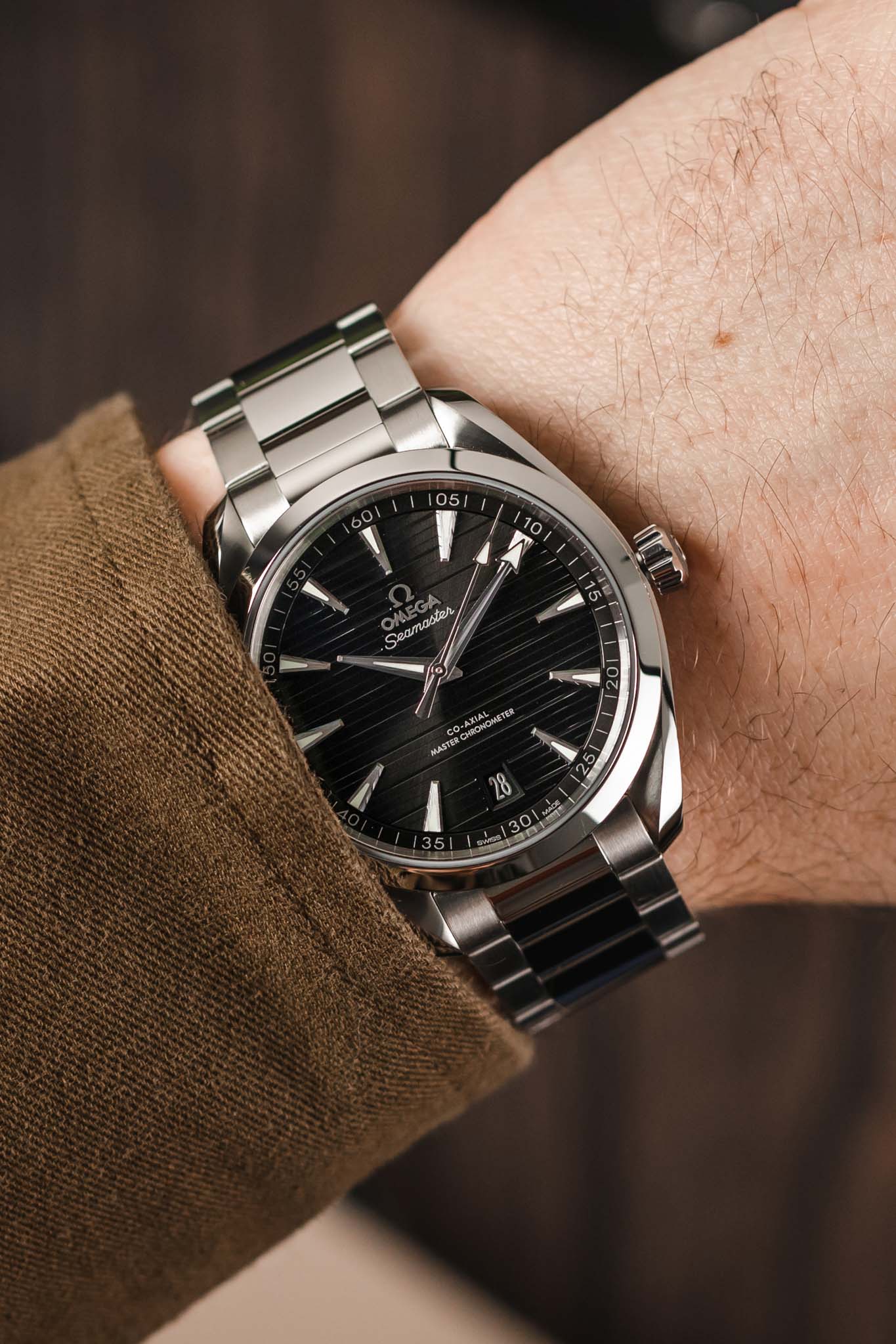 OMEGA 220.10.41.21.01.001 Seamaster Aqua Terra 150m 41mm Co‑Axial Master Chronometer - Teaked Black Dial - Image 2
