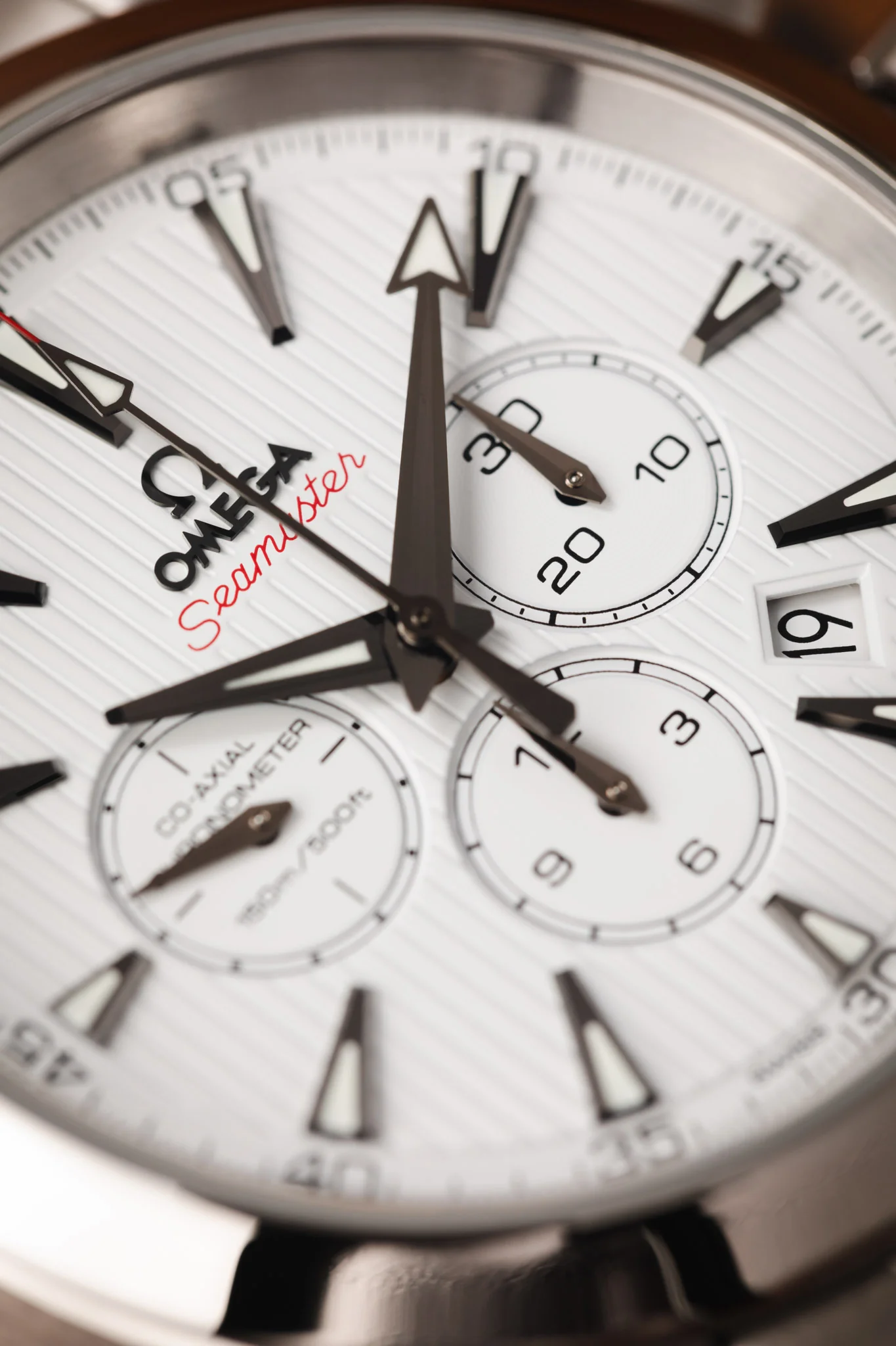 OMEGA 231.10.44.50.04.001 Seamaster Aqua Terra 44mm Automatic Chronograph - White Dial - Image 10