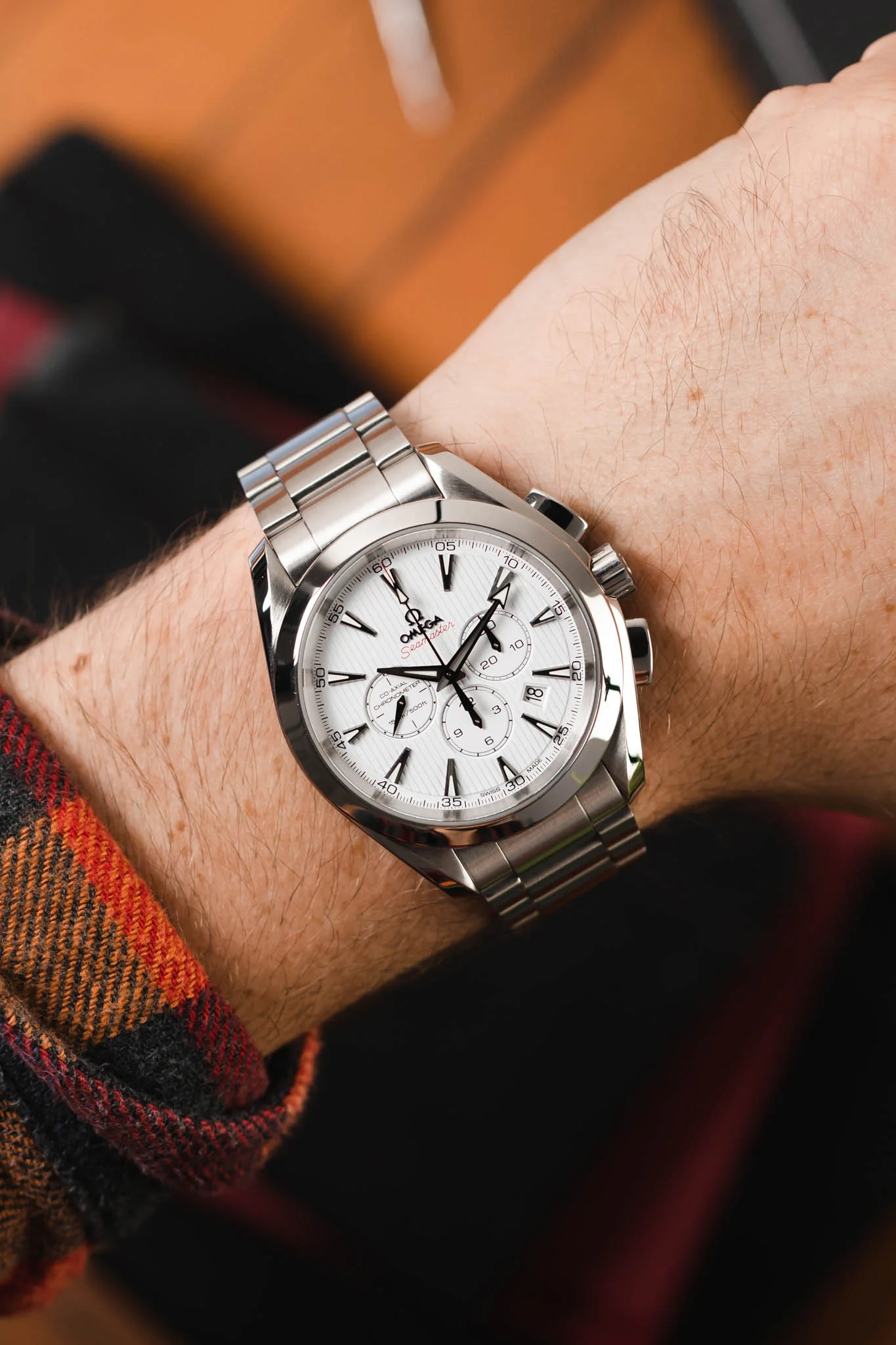 OMEGA 231.10.44.50.04.001 Seamaster Aqua Terra 44mm Automatic Chronograph - White Dial - Image 2
