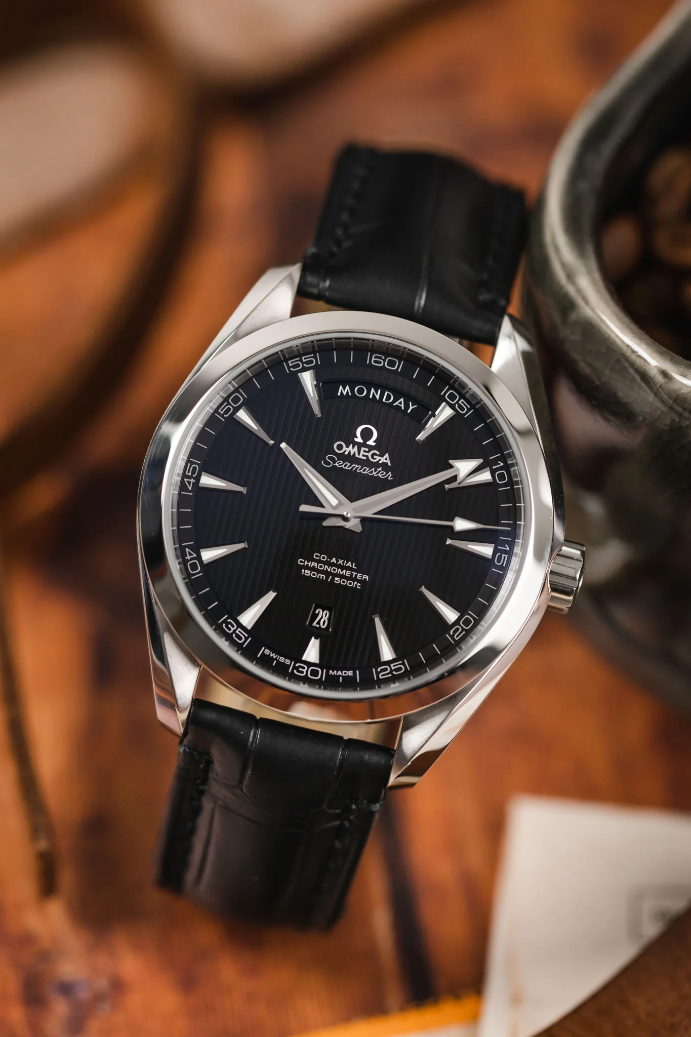 OMEGA Aqua Terra 150m 41.5mm  - Black - Image 4