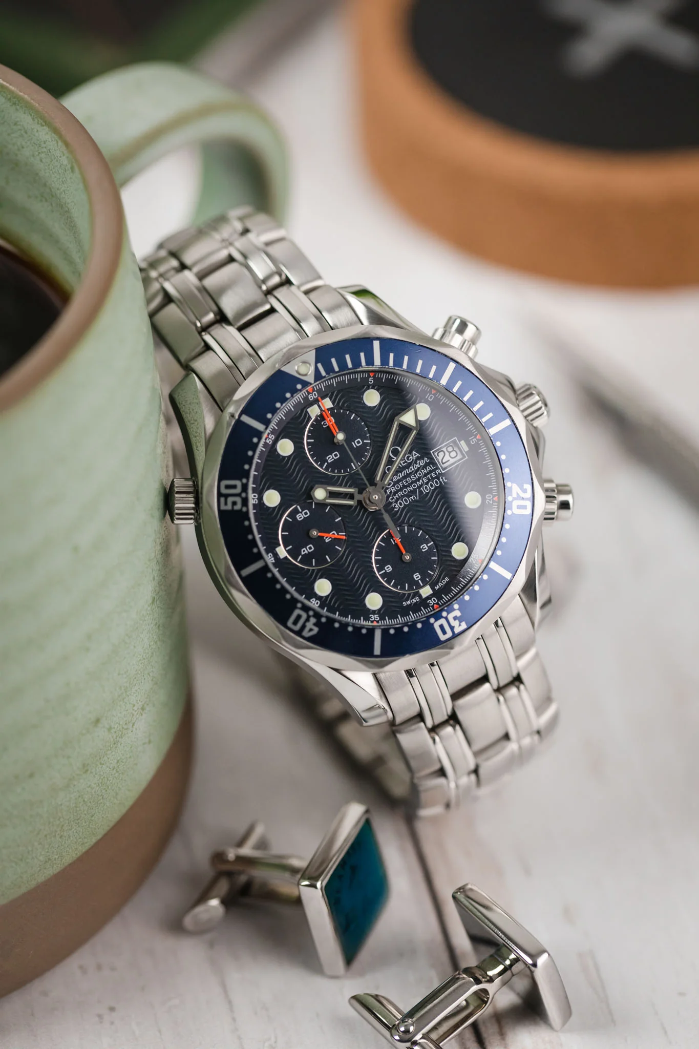 OMEGA Seamaster Chrono Diver 300m  - Blue - Image 4