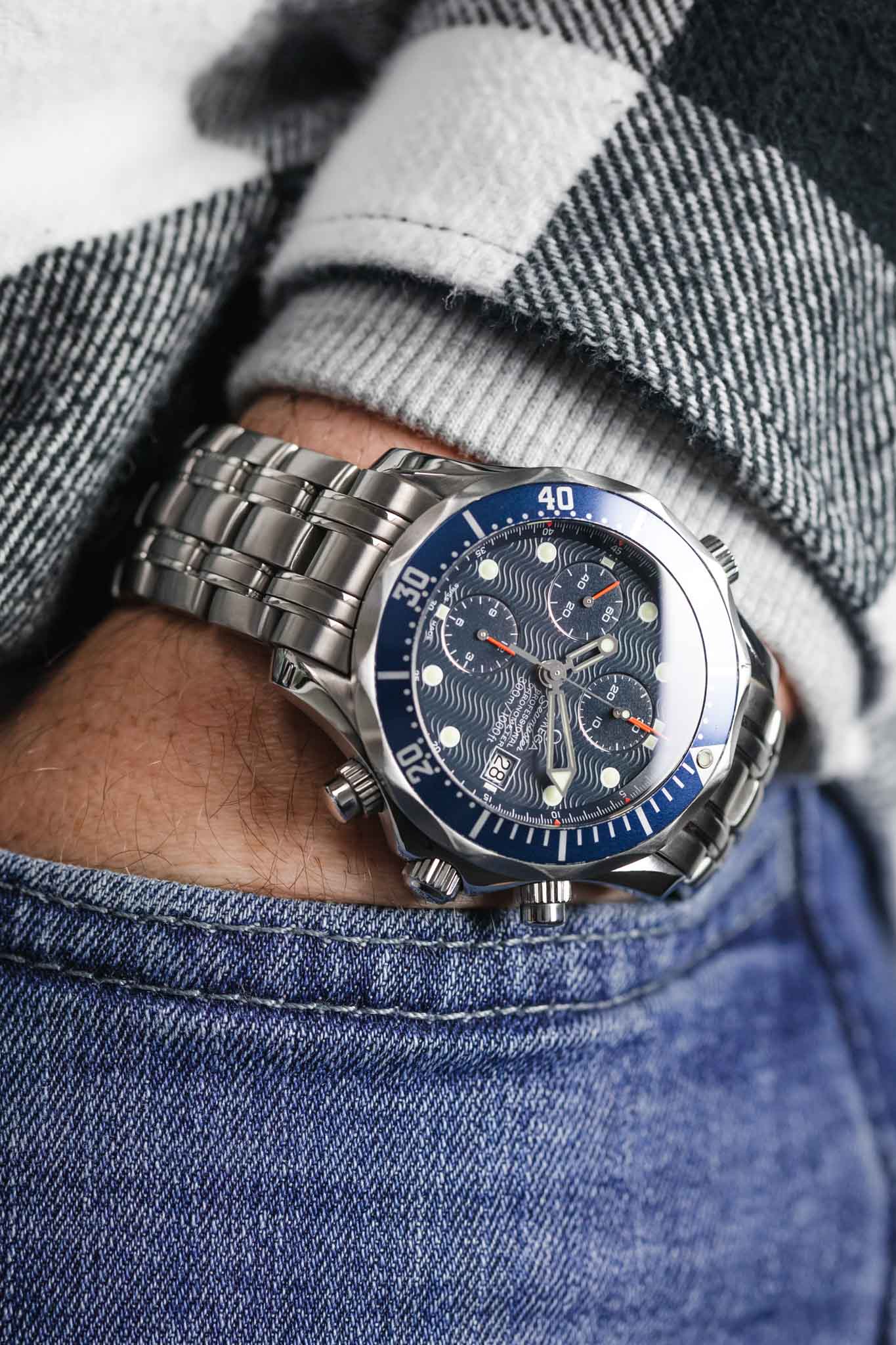 OMEGA Seamaster Chrono Diver 300m  - Blue - Image 6