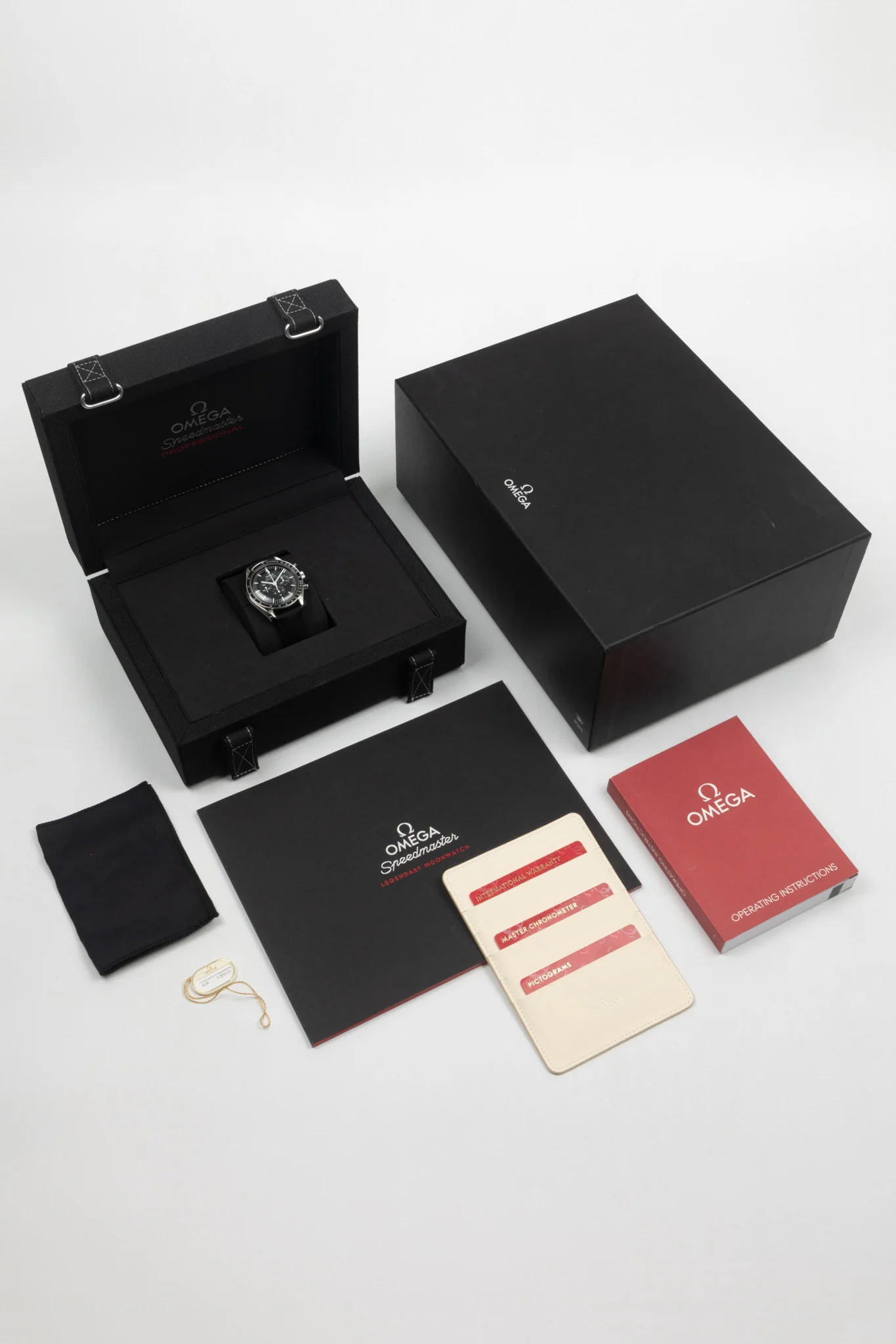 OMEGA Speedmaster Professional Moonwatch 42mm - Black Hesalite Dial - Image 10