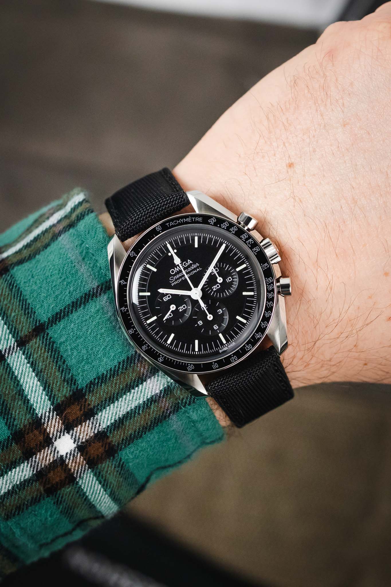 OMEGA Speedmaster Professional Moonwatch 42mm - Black Hesalite Dial - Image 2