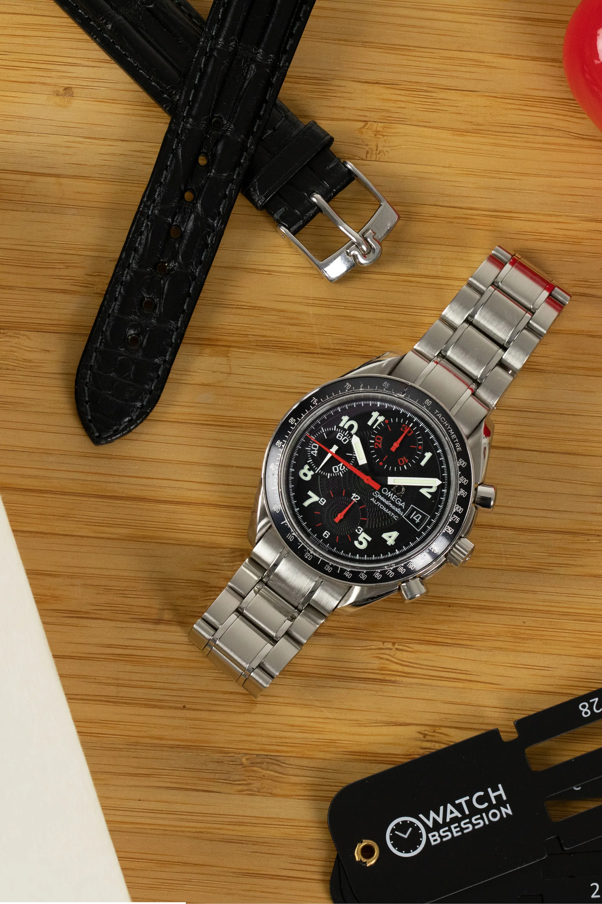 OMEGA 3513.53.00 Speedmaster Reduced Mark 40 Automatic Chronograph (Japan Release) – Black Dial - Image 2