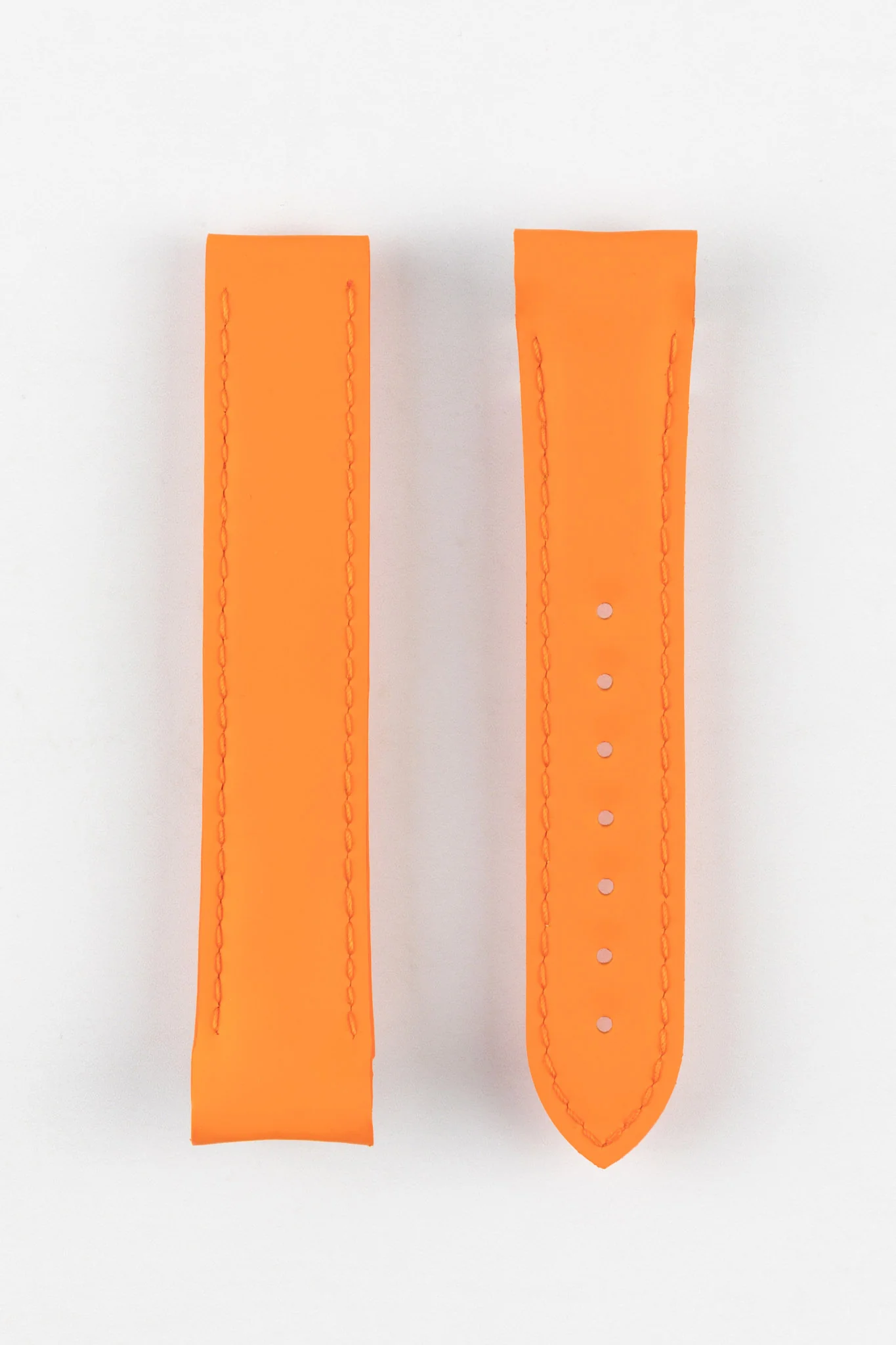 OMEGA 98000337 Planet Ocean 18mm Deployment Rubber Watch Strap in ORANGE - Image 6