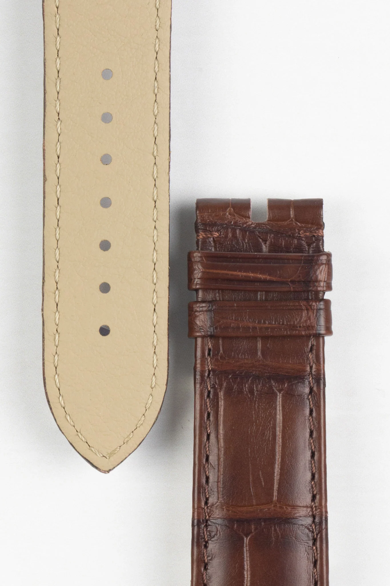 OMEGA 98000411 Seamaster Aqua Terra Genuine Alligator 20mm Watch Strap in BROWN - Image 3