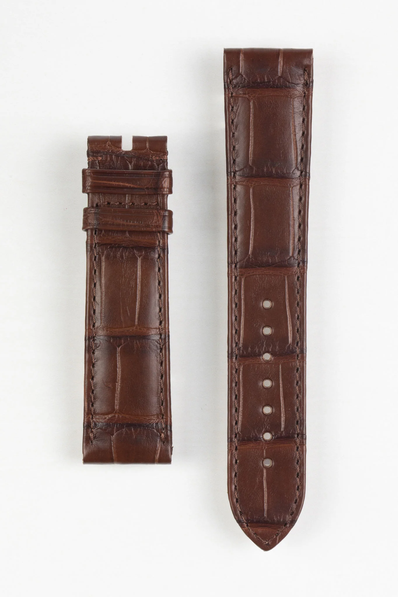 OMEGA 98000411 Seamaster Aqua Terra Genuine Alligator 20mm Watch Strap in BROWN - Image 6