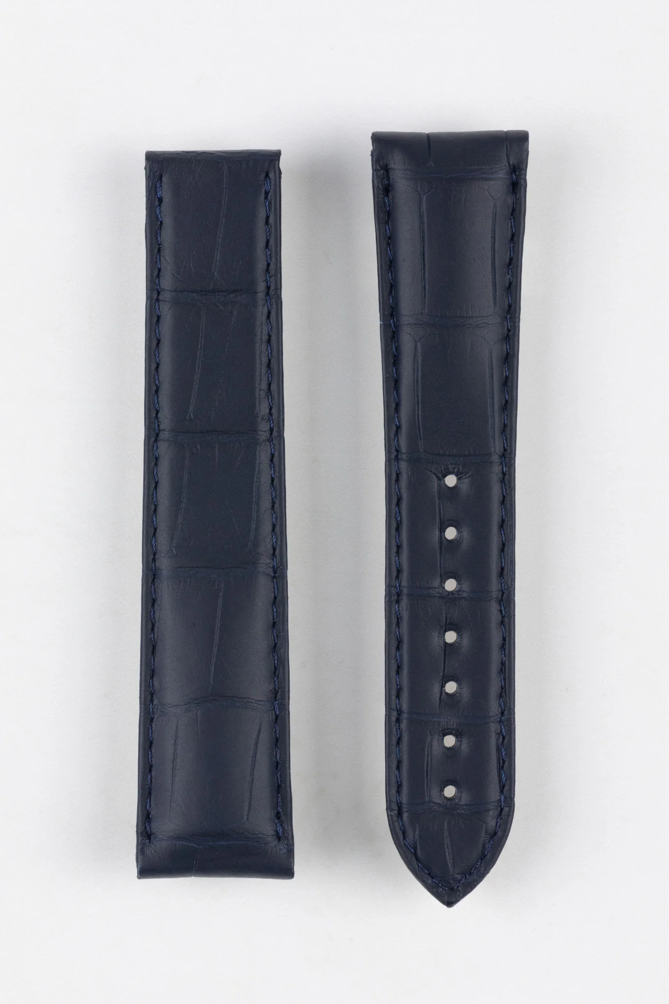 OMEGA 98000412 Seamaster Aqua Terra Genuine Alligator 21mm Watch Strap in BLUE - Image 4