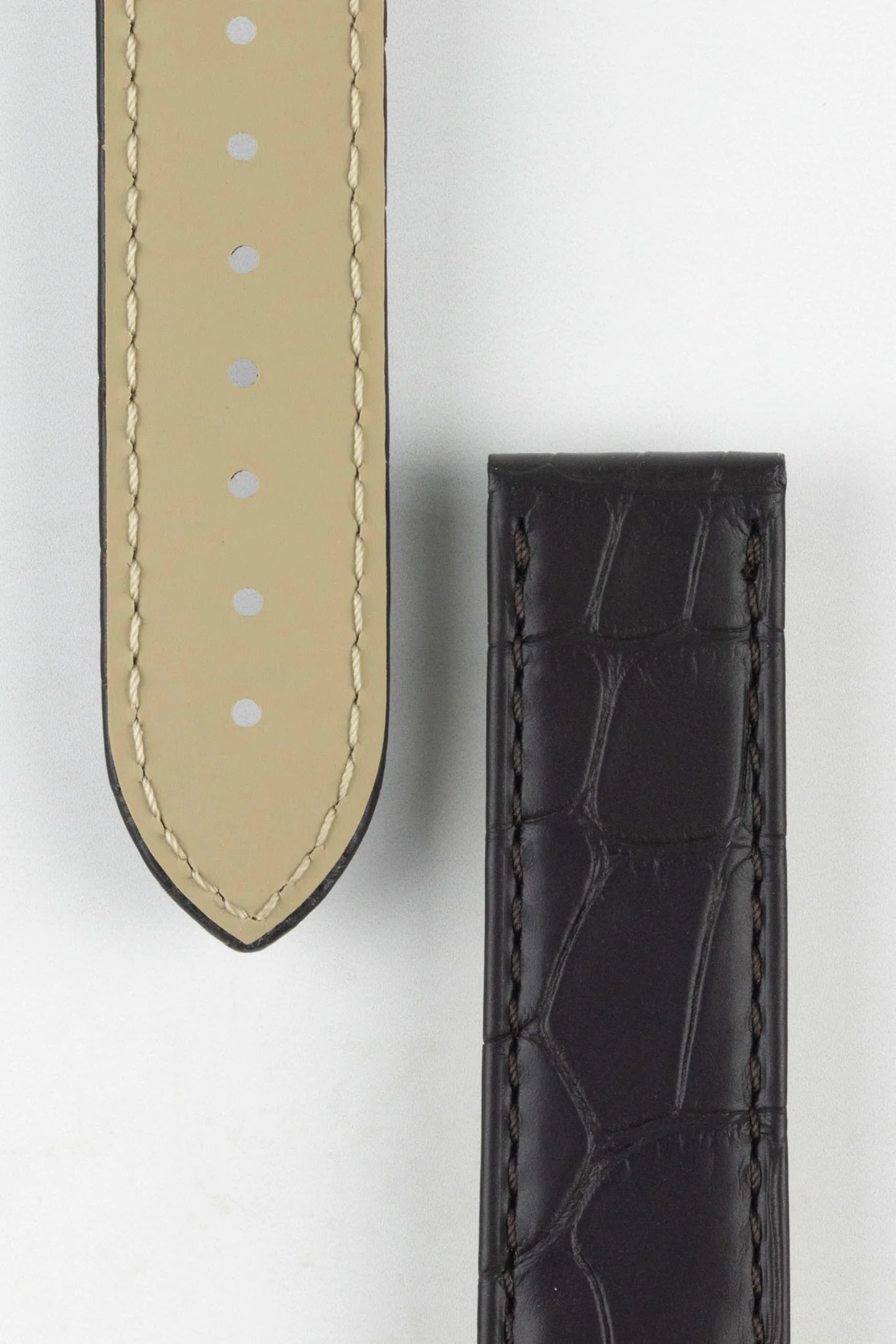 OMEGA "Aqua Terra" Genuine Alligator 20mm Watch Strap in BROWN – 98000276 - Image 2