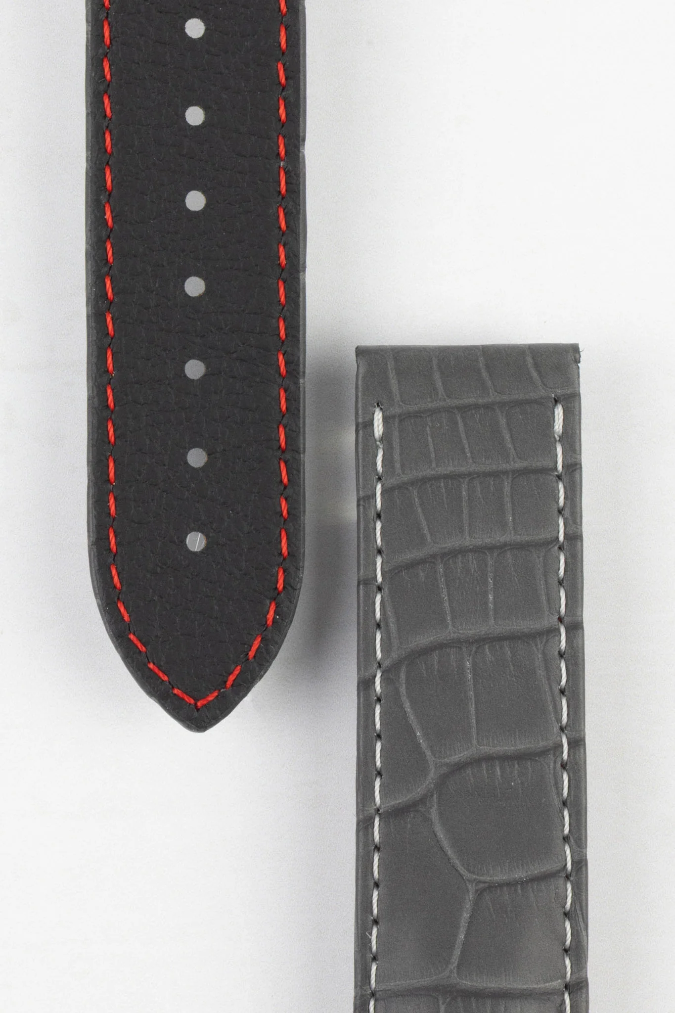 OMEGA CUZ009860 Speedmaster Alligator Watch Strap Tokyo 2020 Special in GREY - Image 2