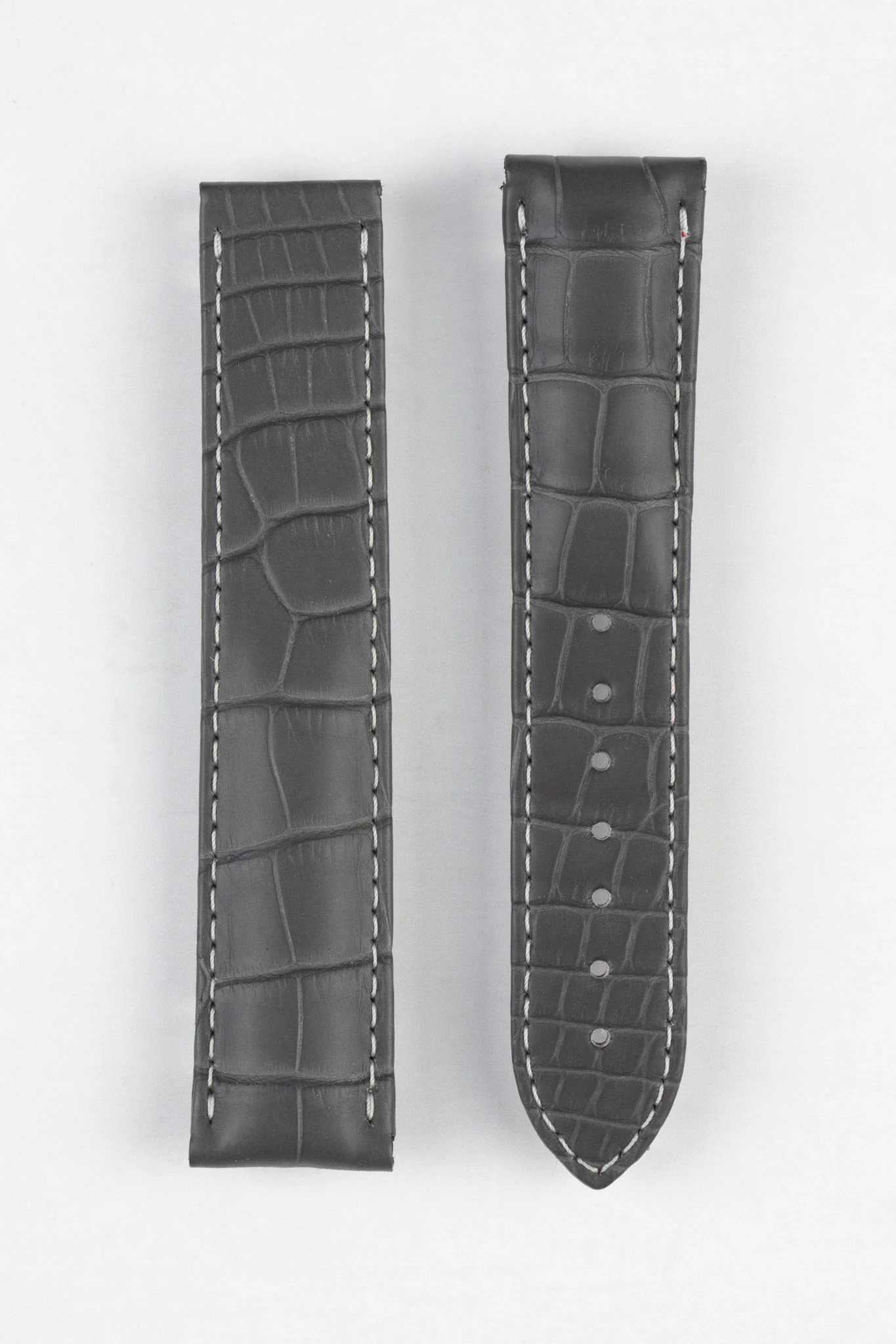 OMEGA CUZ009860 Speedmaster Alligator Watch Strap Tokyo 2020 Special in GREY - Image 5
