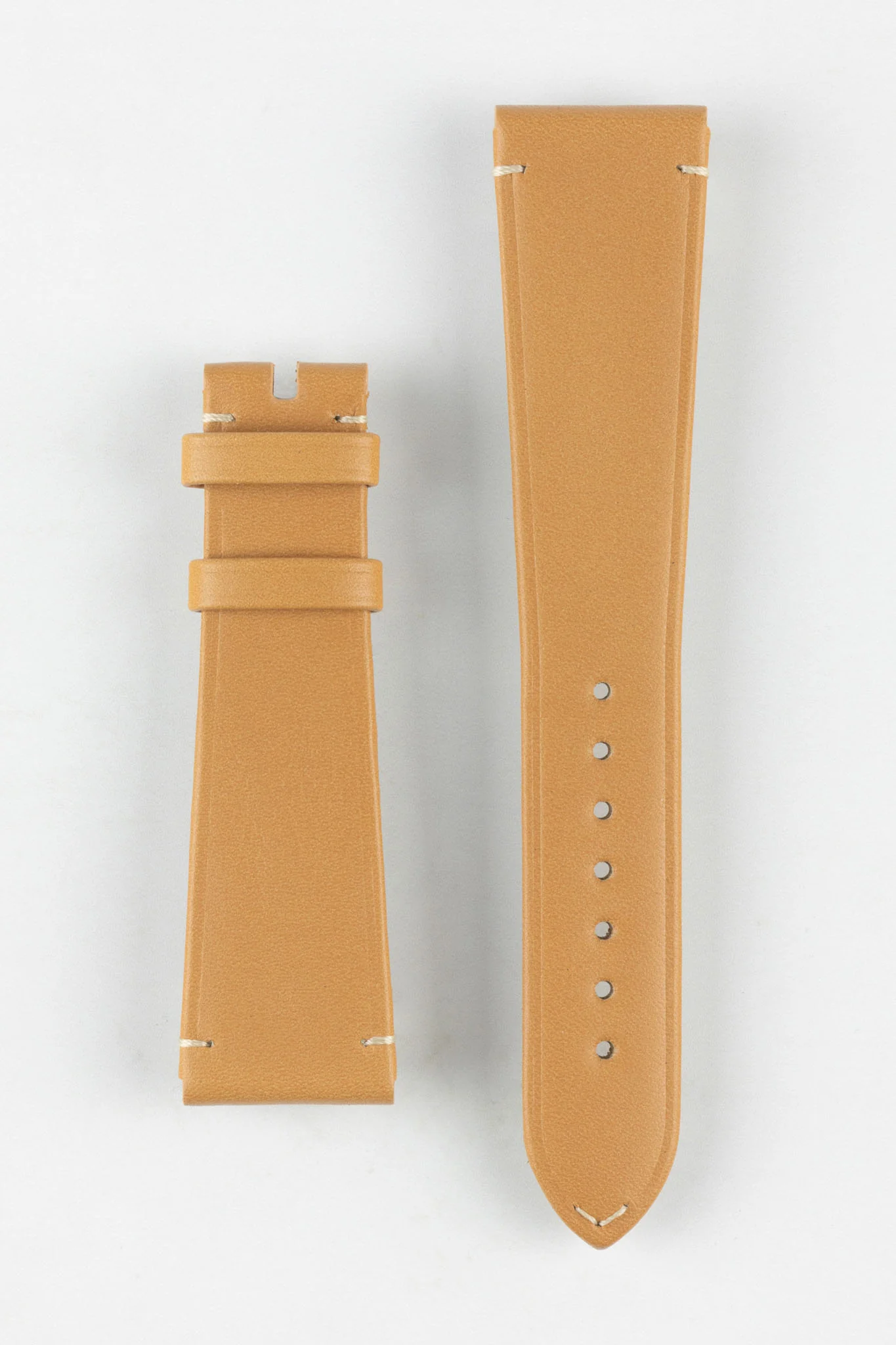 OMEGA CUZ014662 Vintage Style 21mm Leather Watch Strap in GOLD BROWN - Image 4