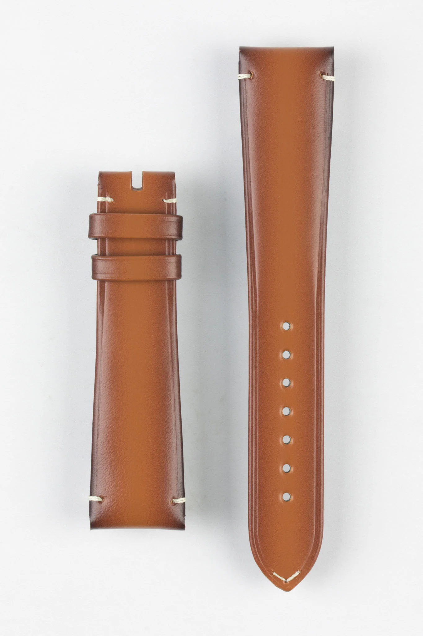 OMEGA CUZ015426 Speedmaster 57 Vintage Style 20mm Leather Watch Strap - BROWN - Image 7