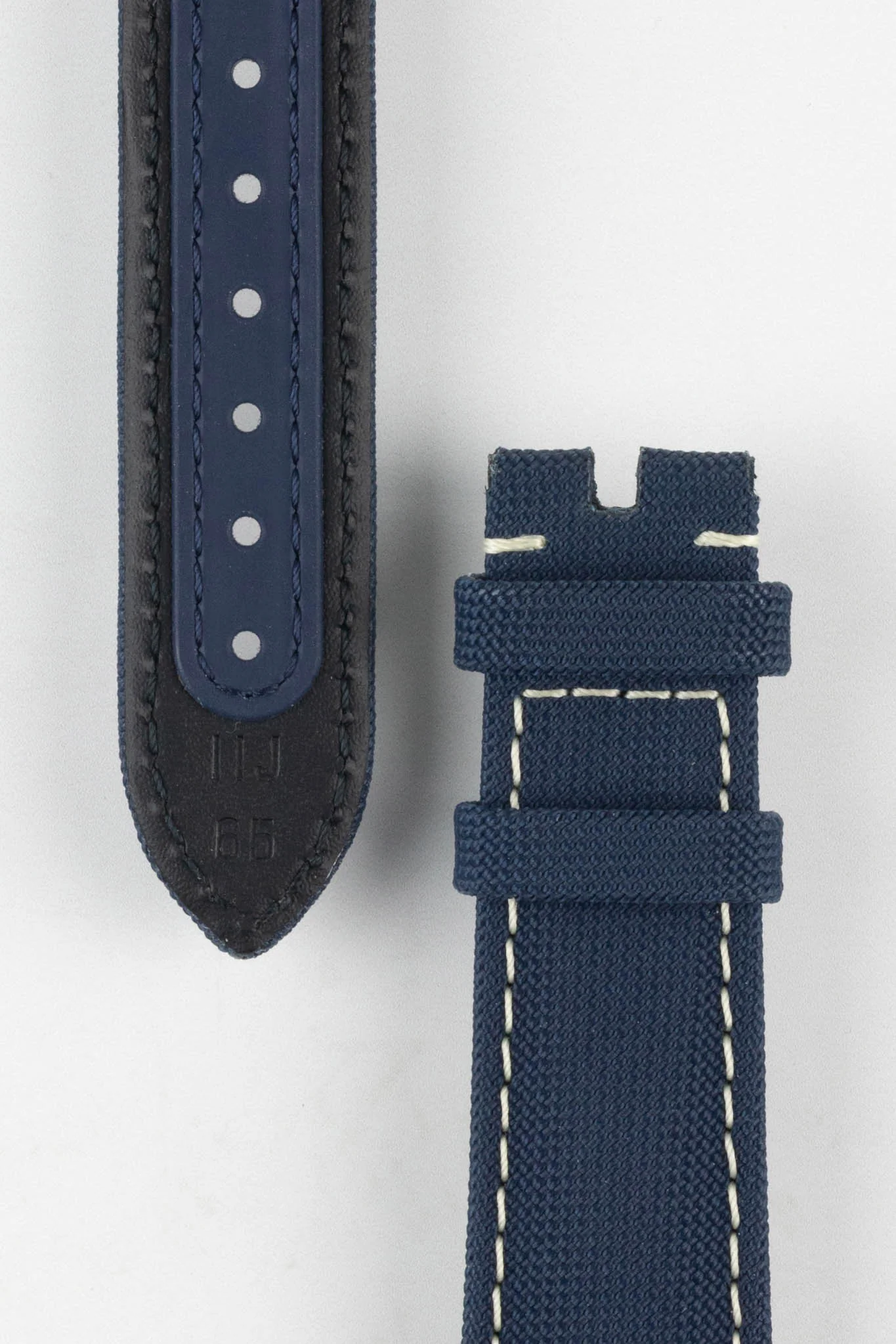 OMEGA CWZ014510 'Silver Snoopy Award' Speedmaster Nylon Watch Strap in BLUE - Image 2