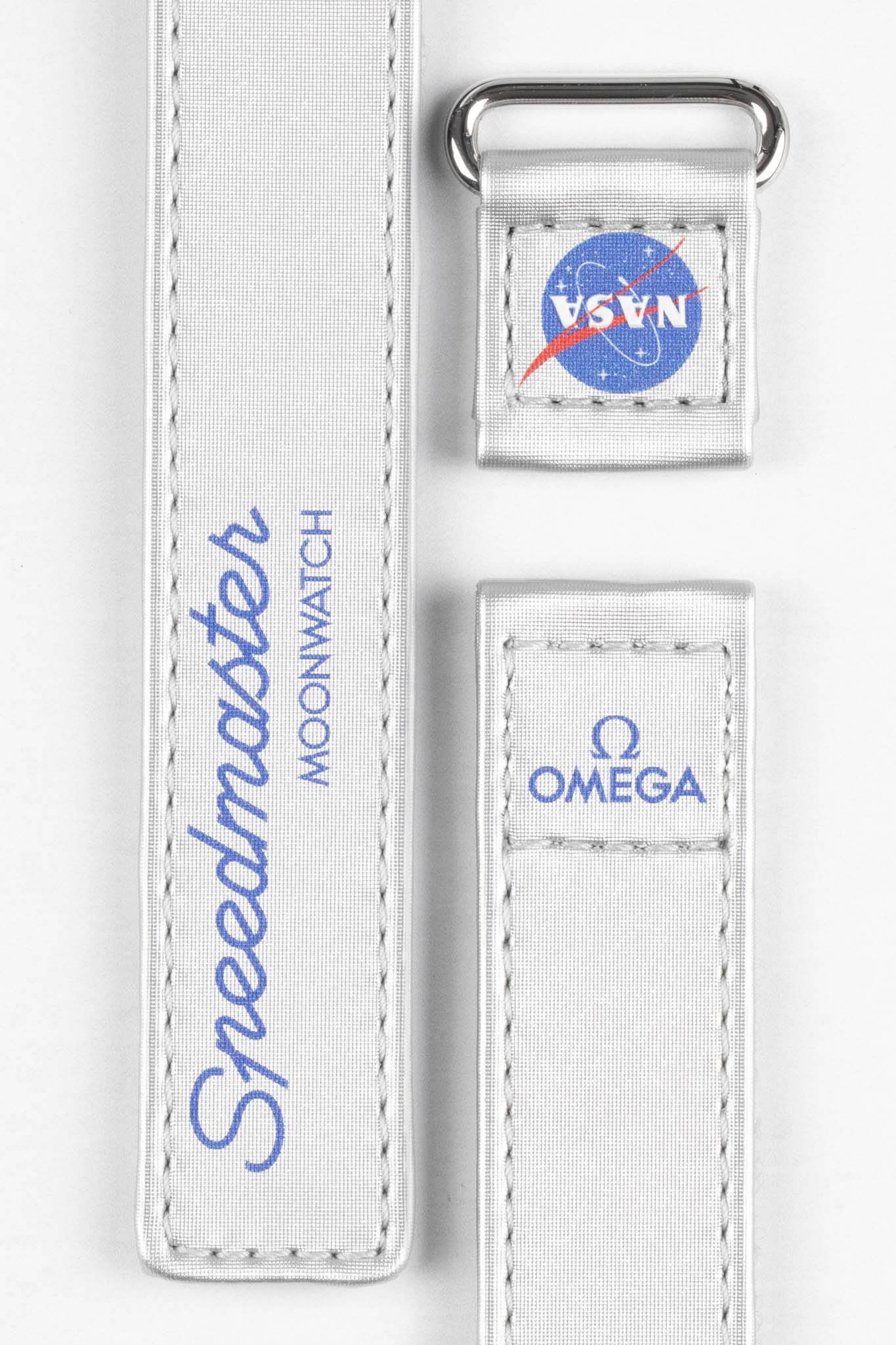 OMEGA CWZ016040 2-Piece NASA Speedmaster Moonwatch Velcro® Strap - GREY - Image 4