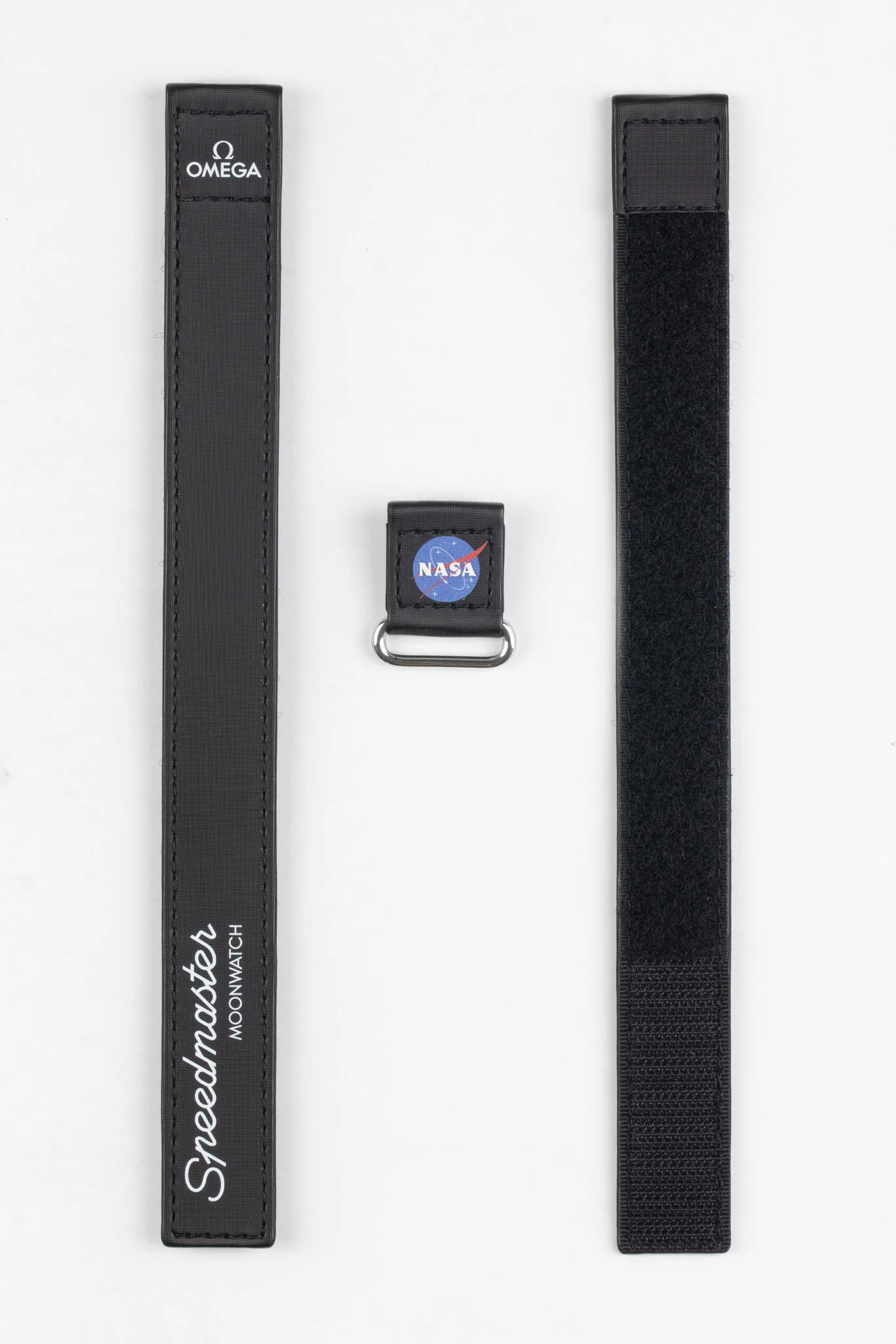 OMEGA CWZ016042 2-Piece NASA Speedmaster Moonwatch Velcro® Strap - BLACK - Image 8
