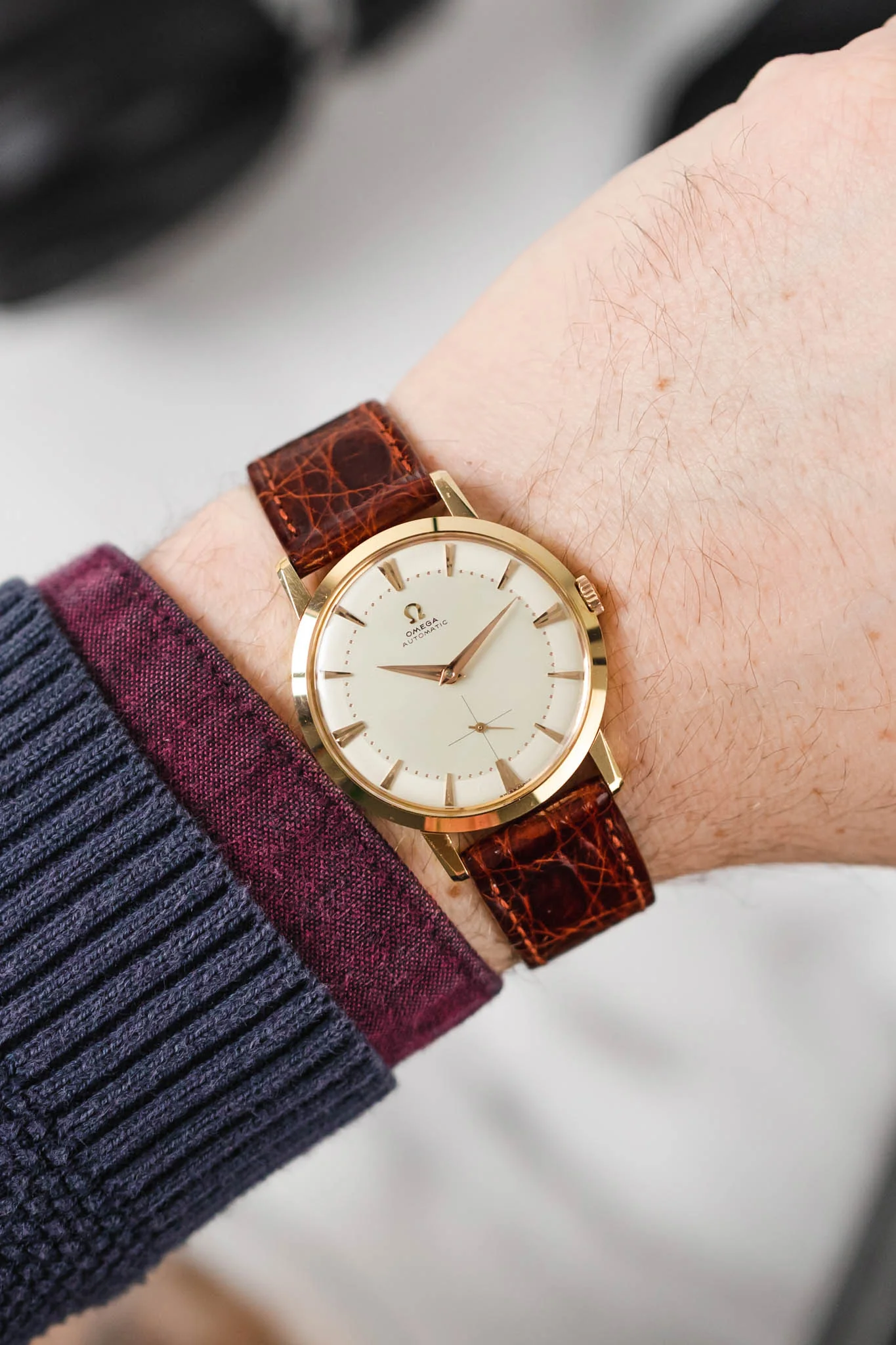OMEGA De Ville Trésor 34mm - 18K Gold - Image 2