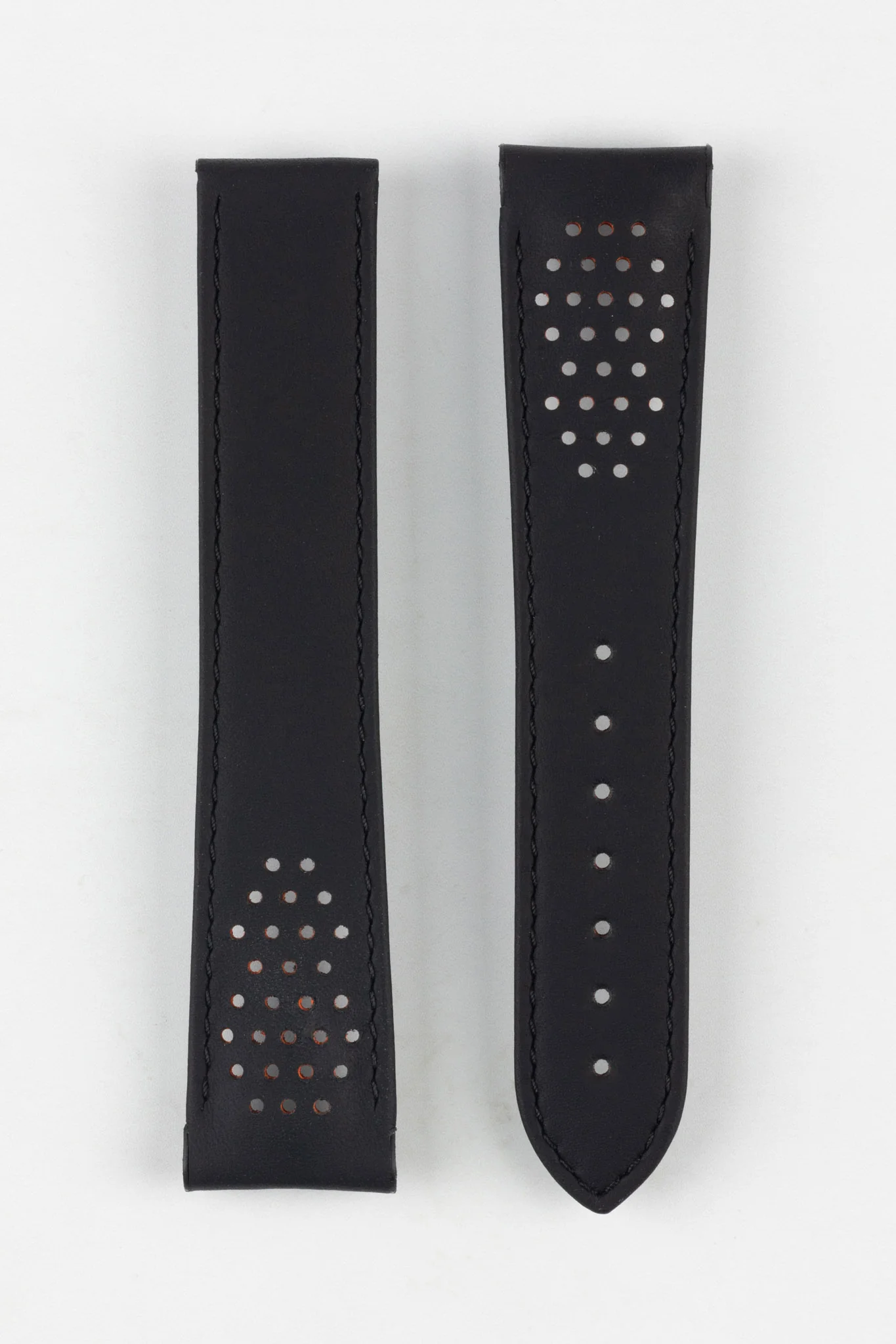 OMEGA Speedmaster Racing Leather Deployment Watch Strap in BLACK - Image 4