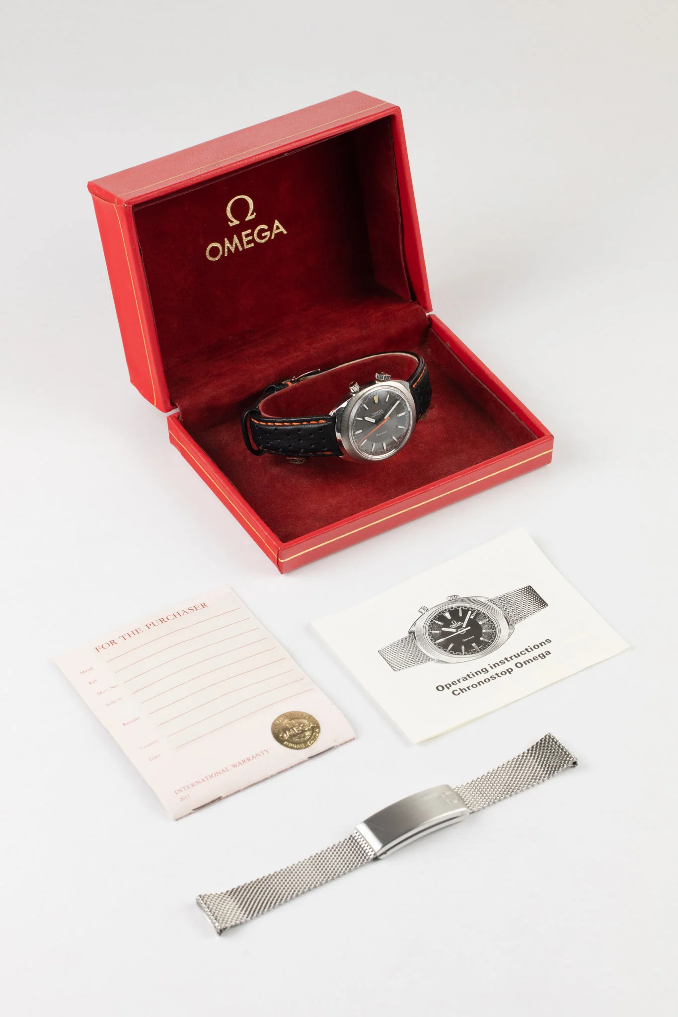 OMEGA ST145.010 Genève Chronostop Driver 35mm Horizontal Manual Watch - Image 9