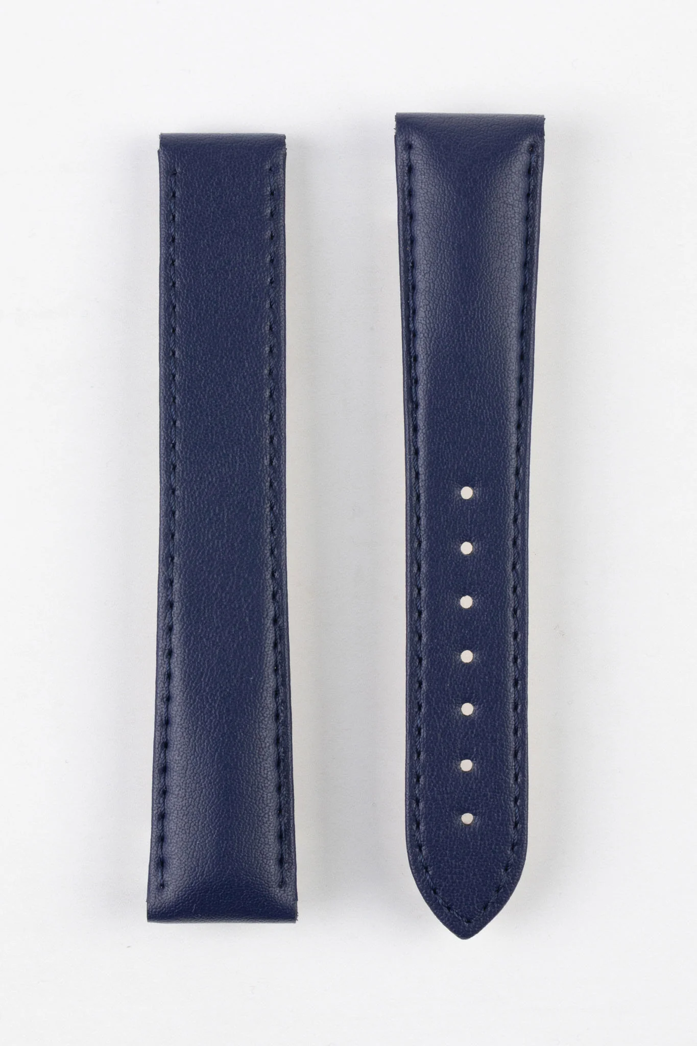 OMEGA Z017134 Vegan Faux-Leather Deployment Watch Strap in BLUE - Image 4