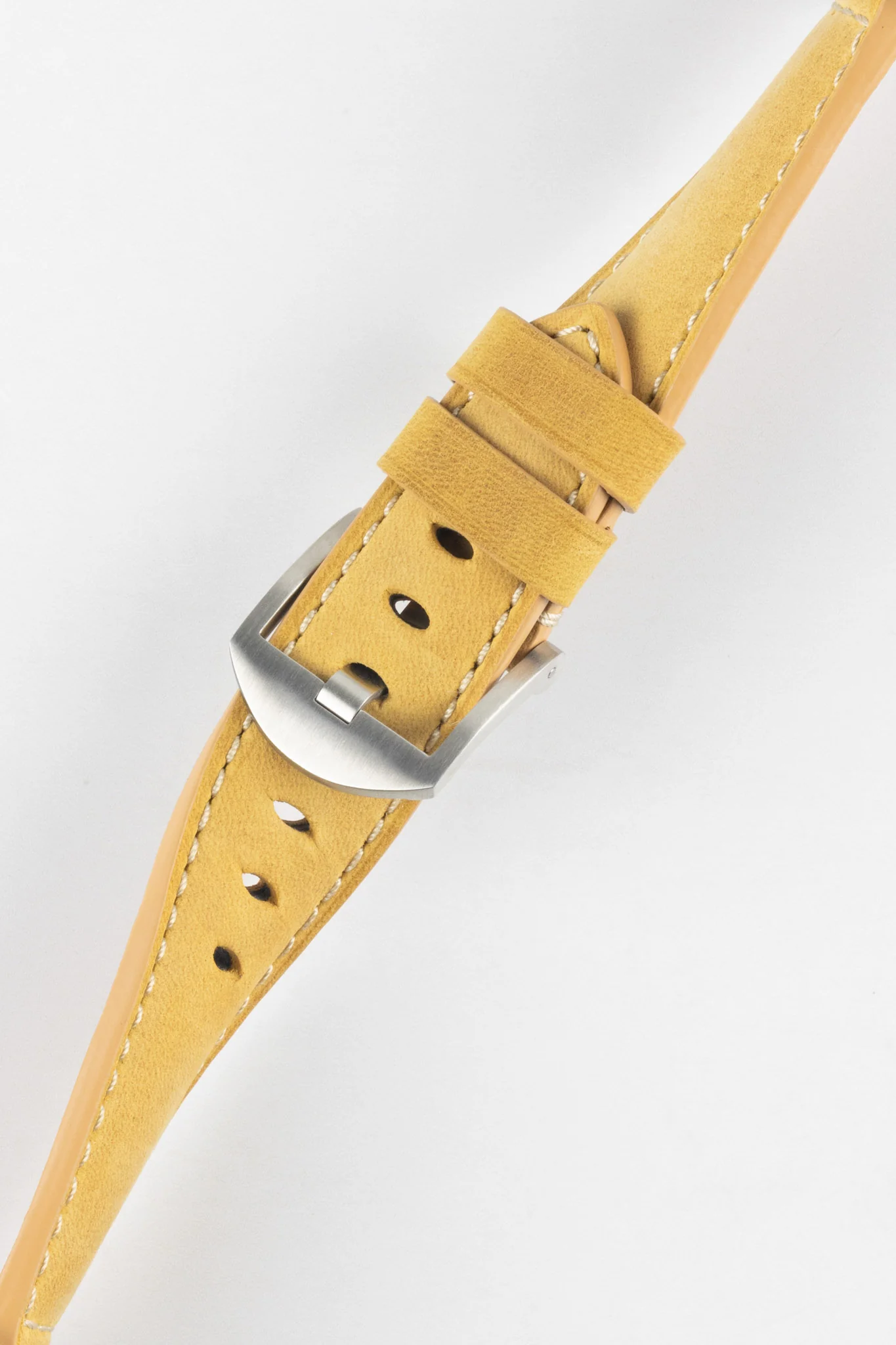 Padded Crazy Horse Watch Strap in TAN - Image 5