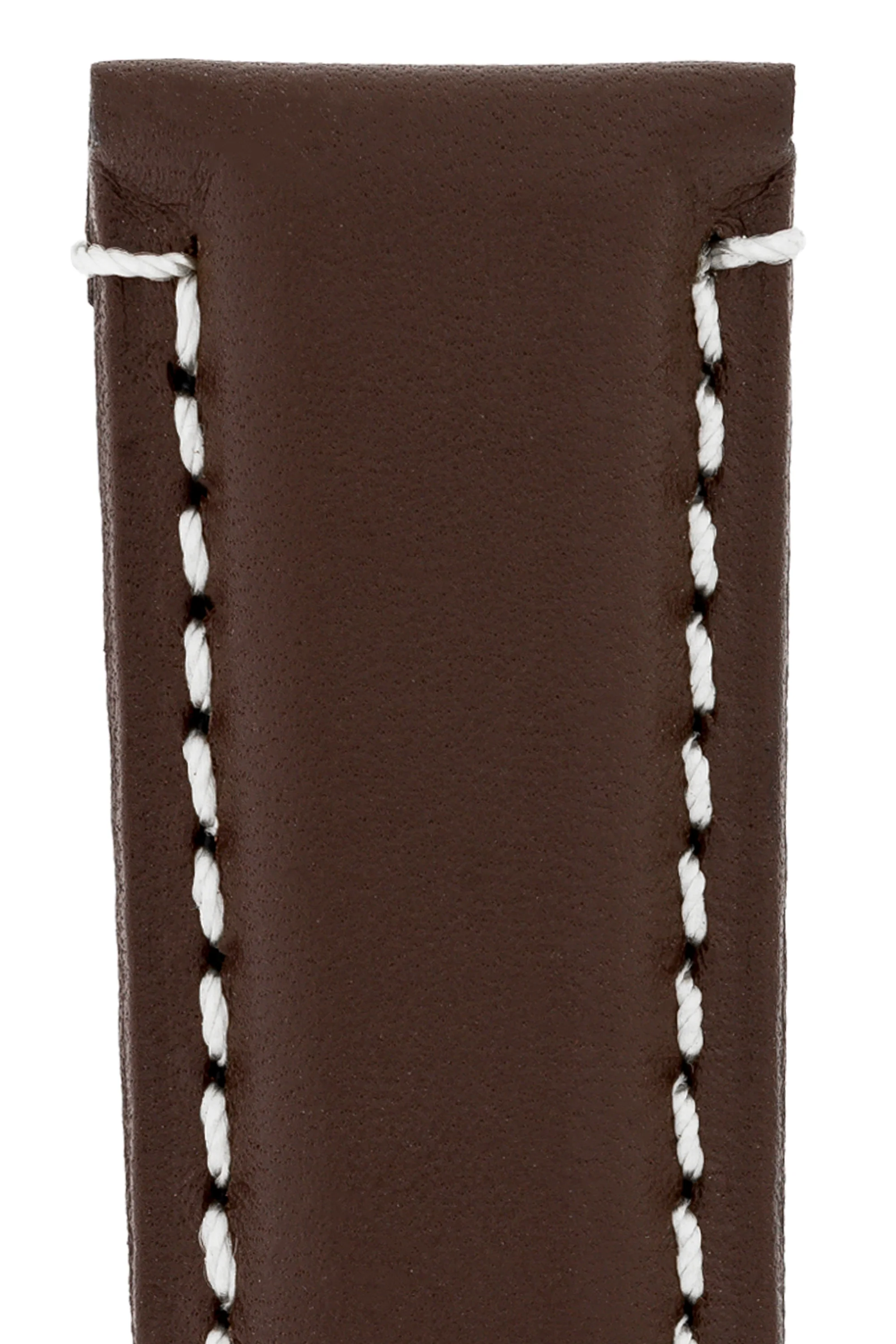 Panerai-Style Calf Leather Deployment Watch Strap in CHOCOLATE - Image 2
