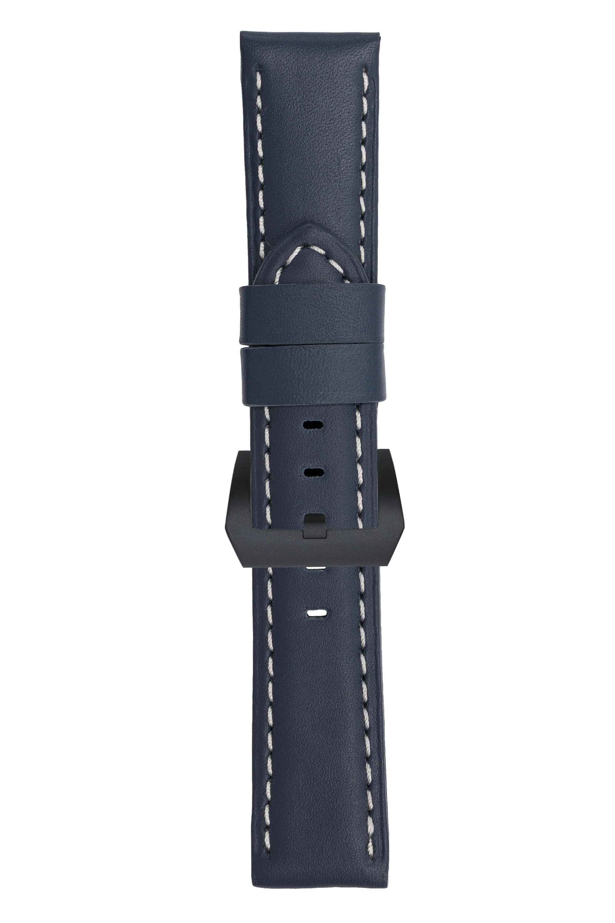 Panerai-Style Calf Leather Watch Strap in BLUE - Image 11