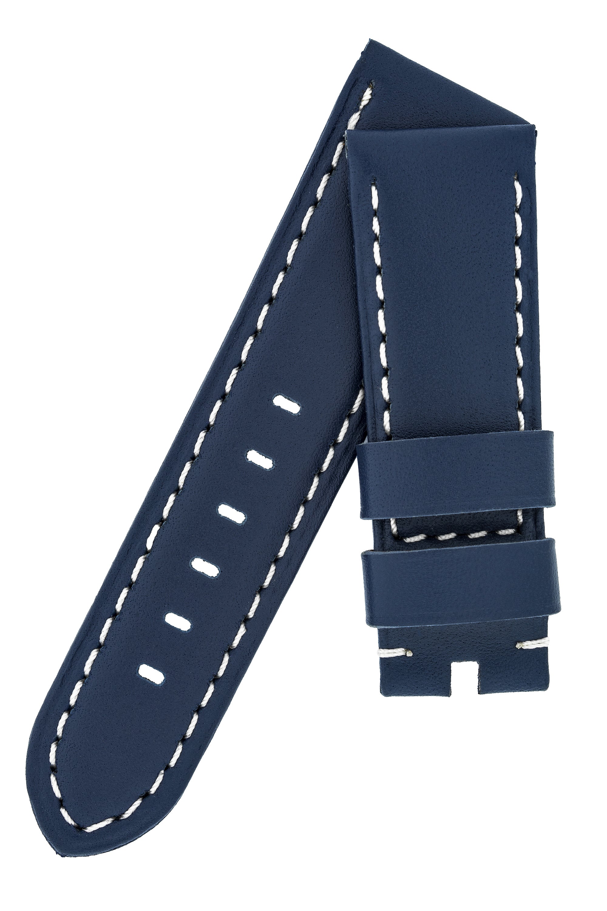 Panerai-Style Calf Leather Watch Strap in BLUE - Image 4