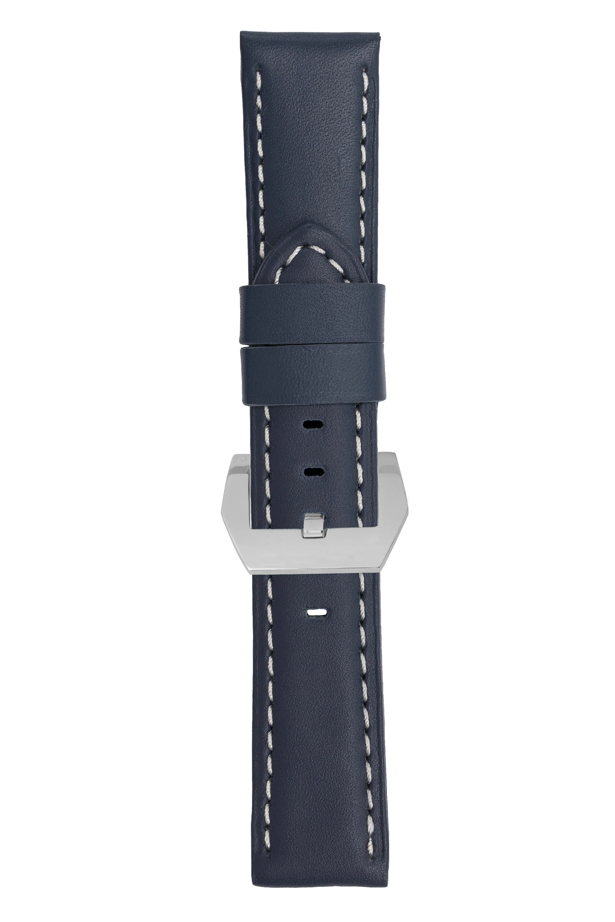 Panerai-Style Calf Leather Watch Strap in BLUE - Image 9